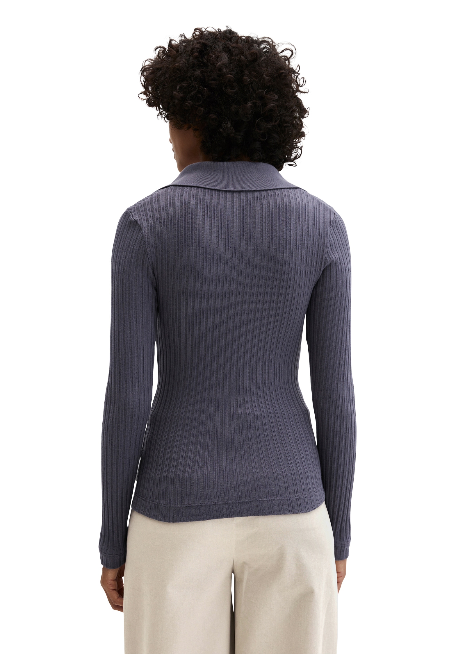 Marc O'Polo Langarm-Poloshirt »mit TENCEL™ Modal«