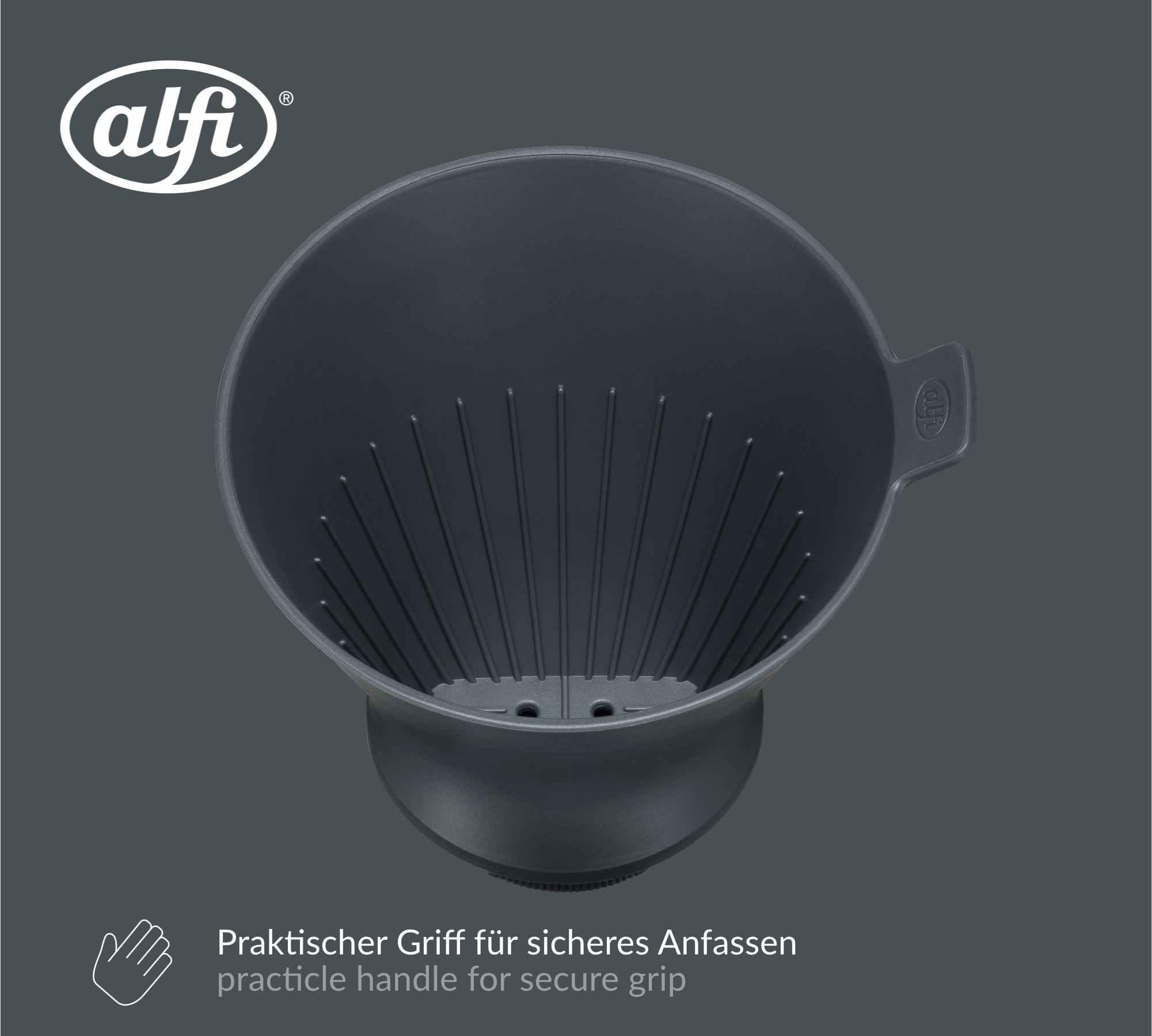 Alfi Handfilter »AROMA PLUS FLEX Kaffeefilter« Spülmaschinenfest bis 65 °C, ideal für viele alfi Produkte