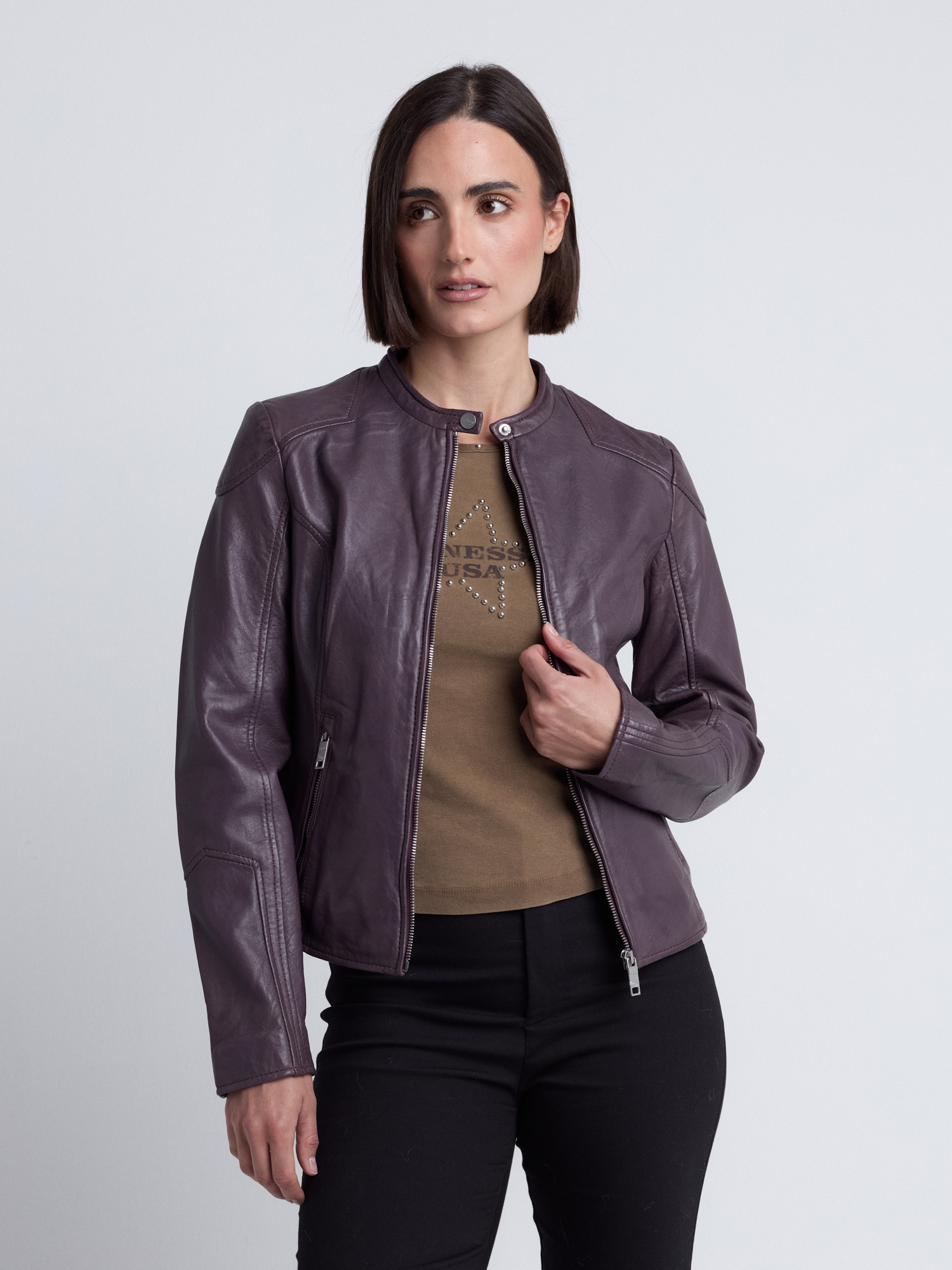Maze Lederjacke "42024108"