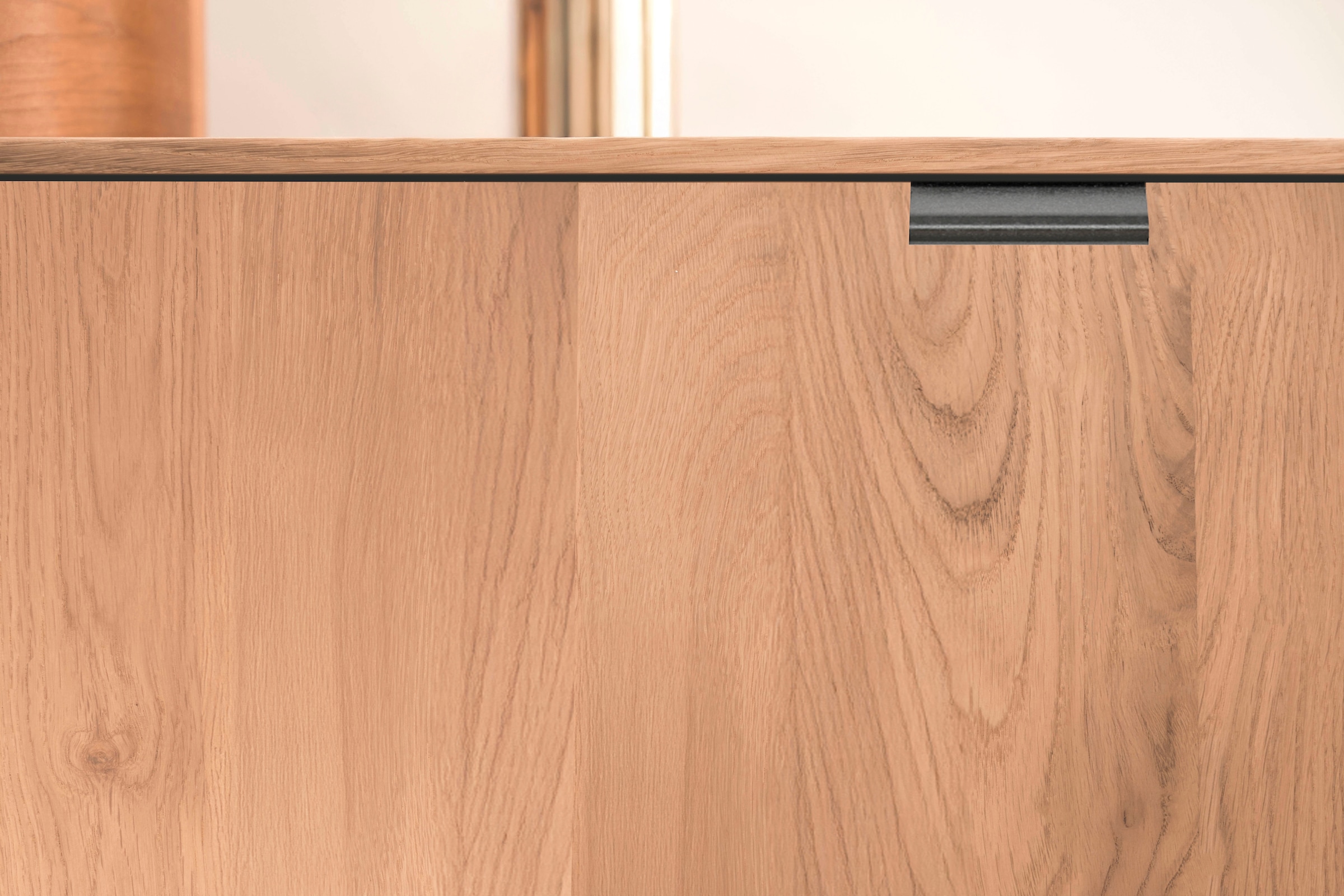 WIEMANN Kombikommode »Cardiff Sideboard, Wäscheschrank, teilmassiv Bianco-Eiche, Schubladen« Kommode 120x86x43 cm, braun, mit Dämpfung, MADE IN GERMANY,  verschiedenen Ausführungen, inklusive Einlegeboden