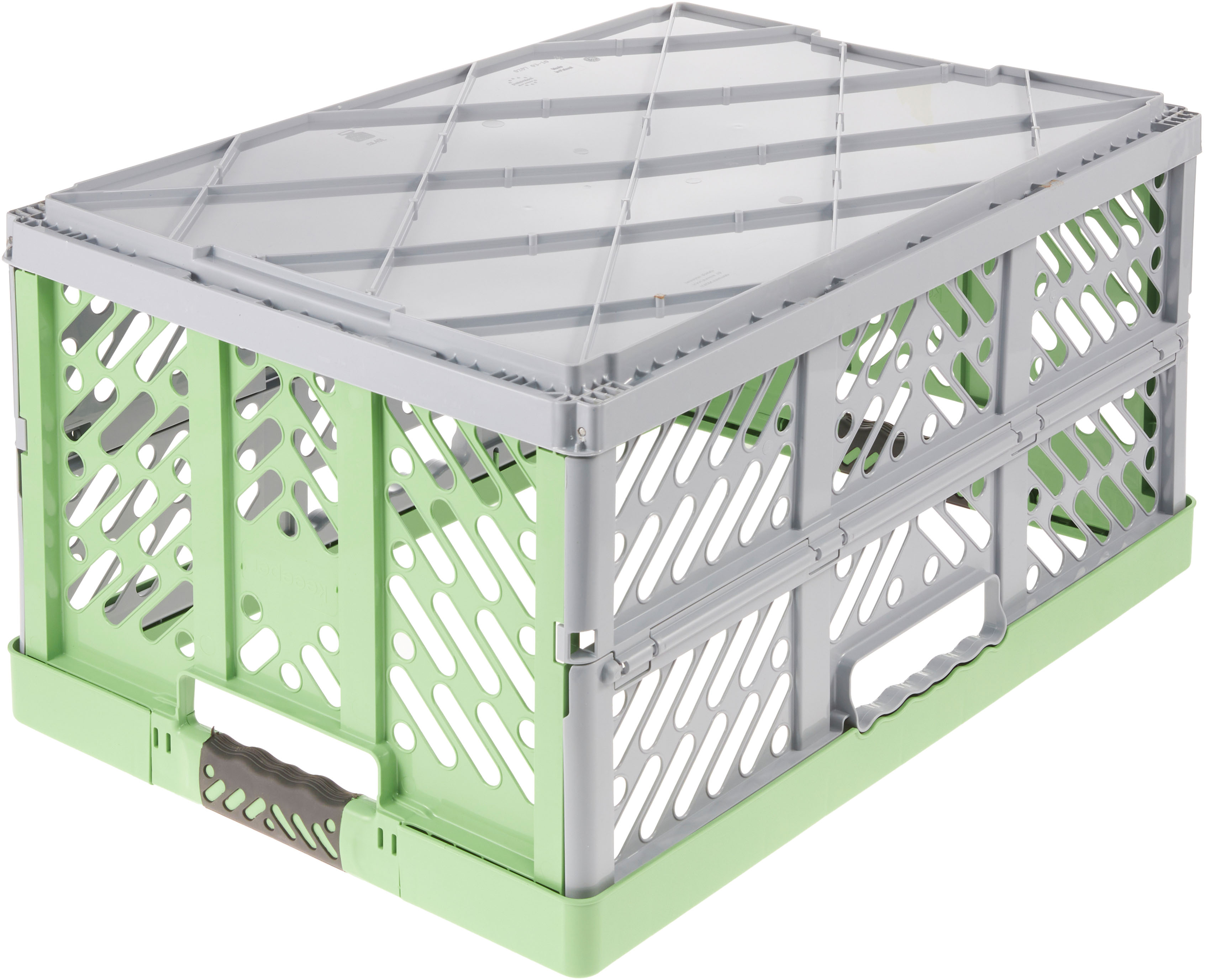 Thumbnail - keeeper Klappbox "Profi-Klappbox ben eco mit Softgriffen (Set 4 St.) 45 l, 54x37x28 cm" Soft-Touch-Griffe, zusammenklapp...