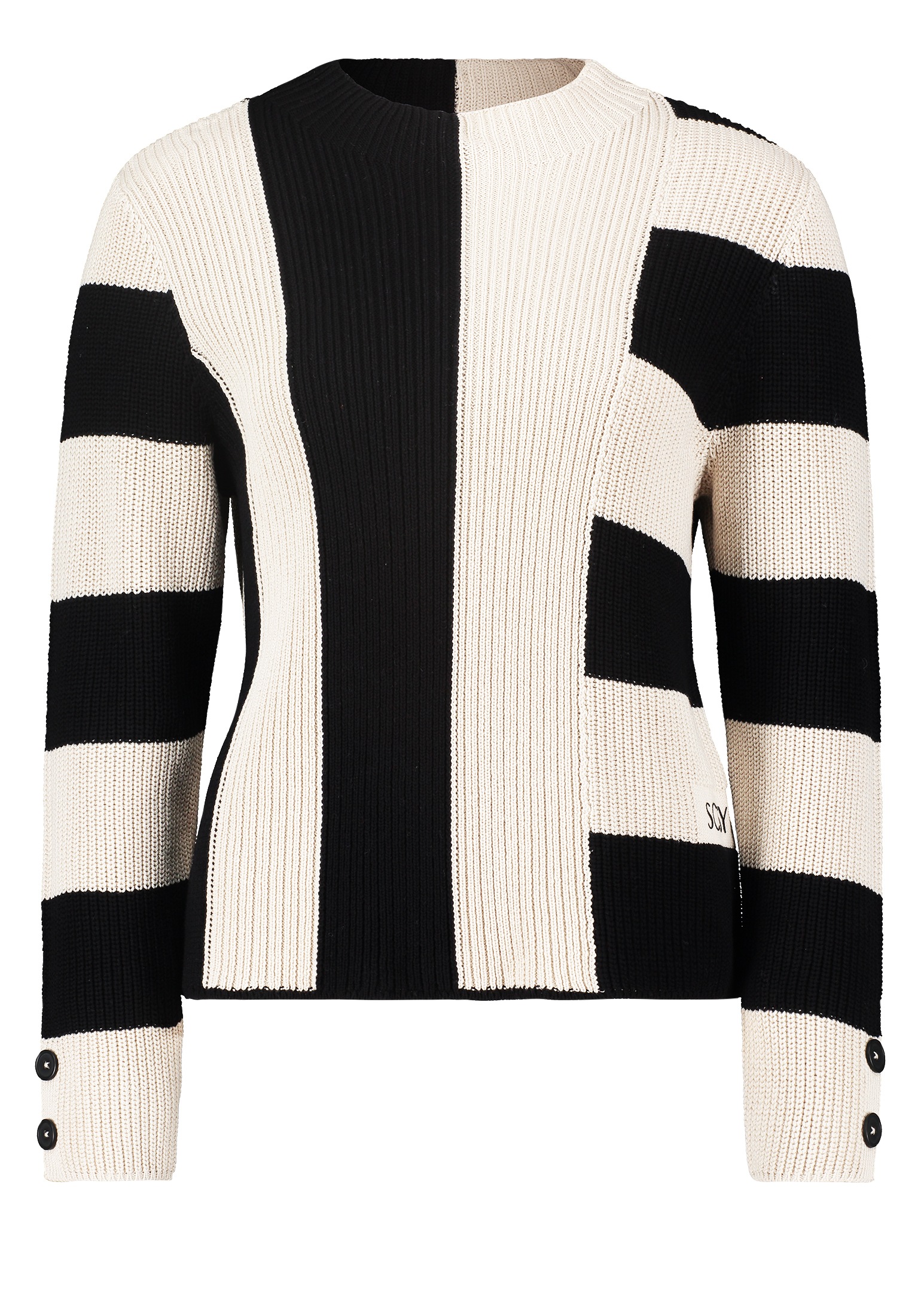 Betty Barclay Strickpullover »Betty Barclay Grobstrick-Pullover mit Blockstreifen«, (1 tlg.), Color Blocking