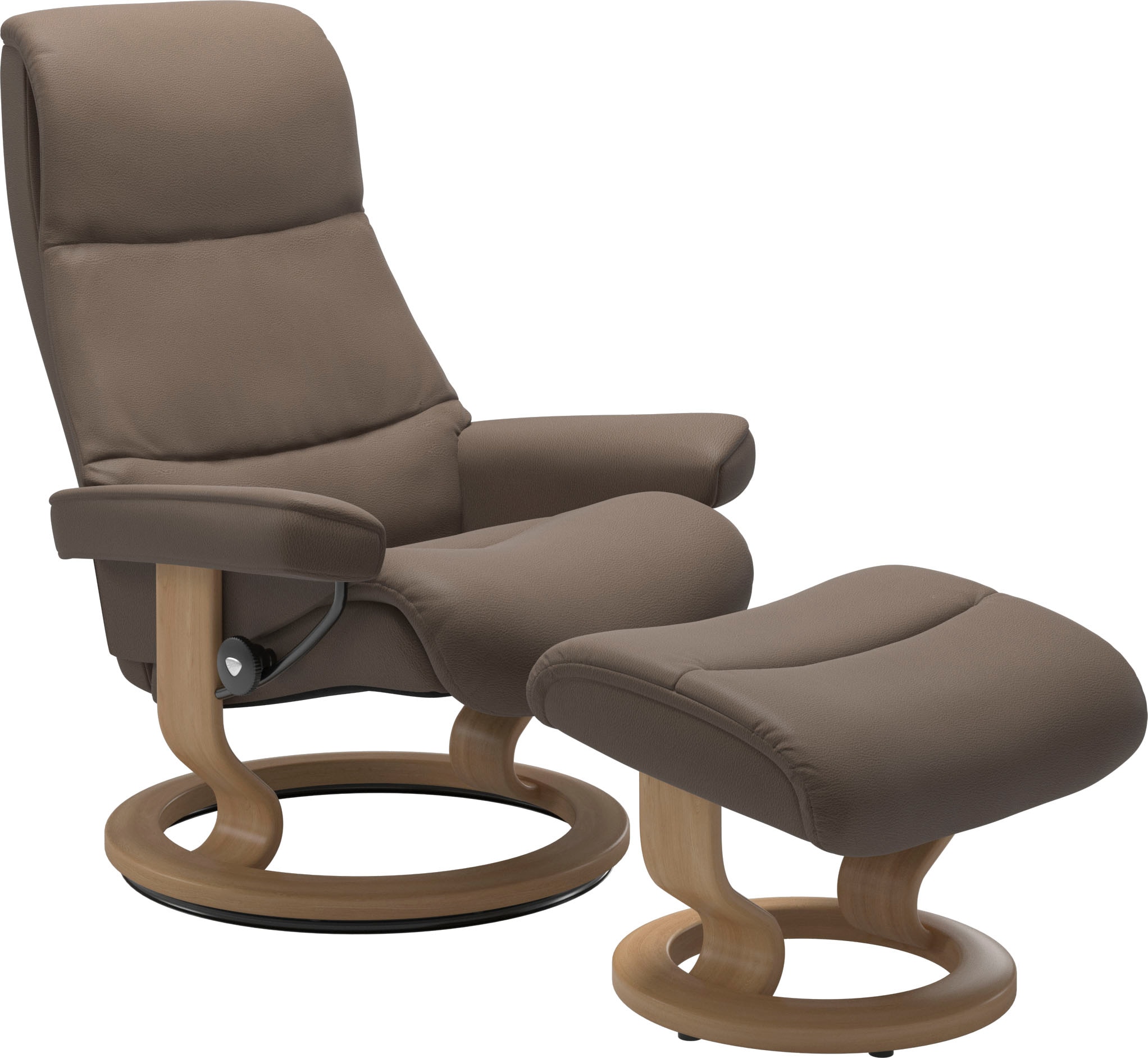 Stressless Relaxsessel "View", (Set, Relaxsessel mit Hocker), mit Classic B günstig online kaufen