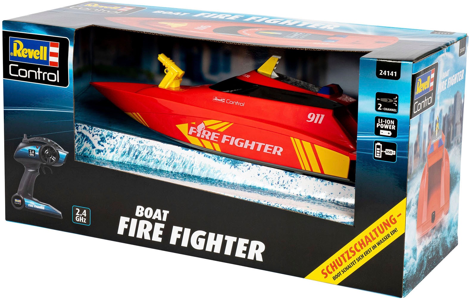 Revell® RC-Boot »Feuerlöschboot, 2,4 GHz«, mit Löschkanone