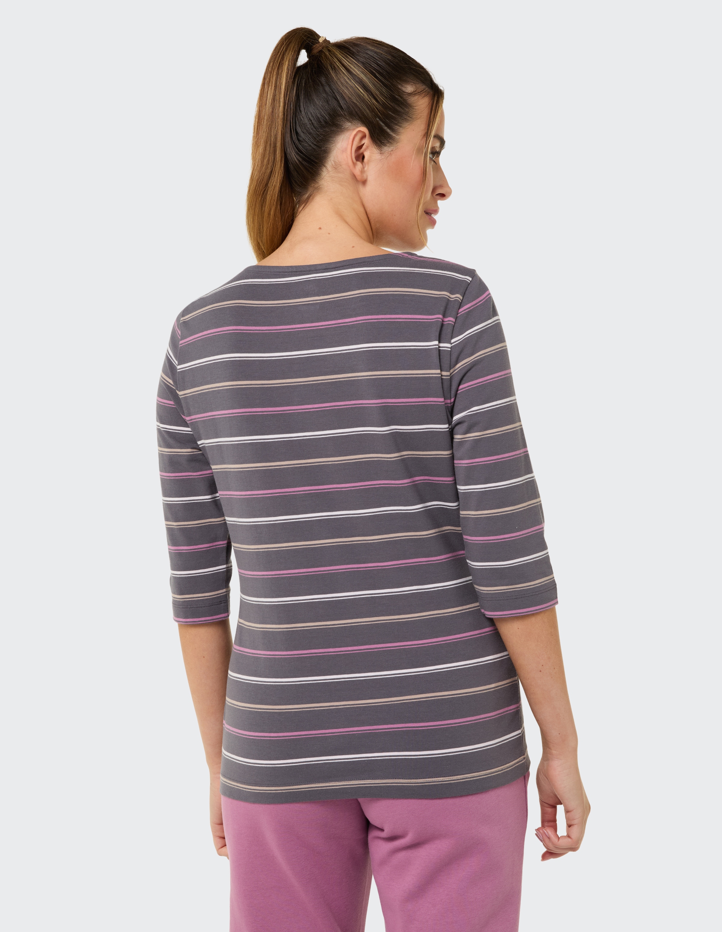 Joy Sportswear T-Shirt »D T-SHIRT MAIKE 3/4 ARM« sportliches T-Shirt, für Erwachsene, aus Baumwolle und Elasthan