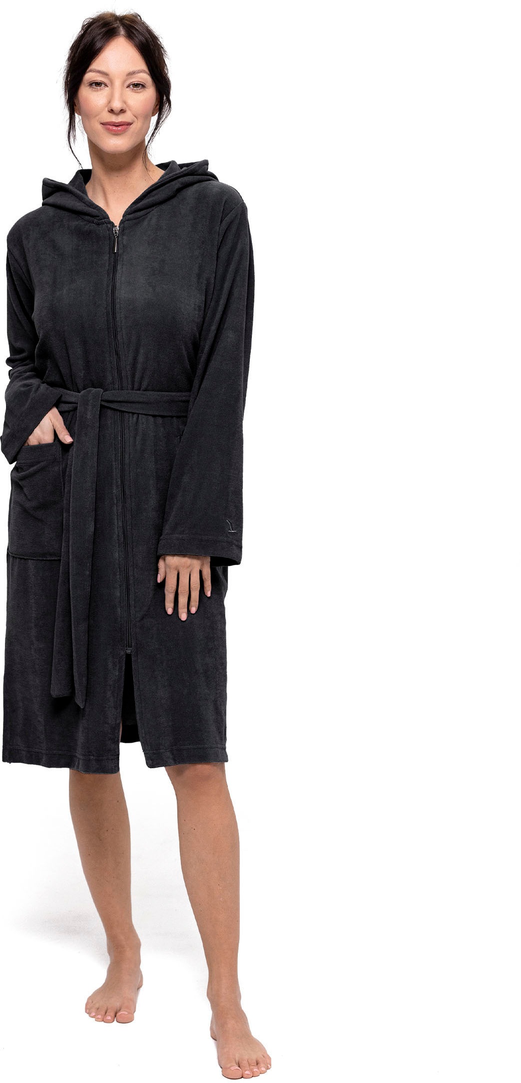 Thumbnail - Möve Unisex-Bademantel "ideal für Sauna & Spa, Hotelbademantel, Morgenmantel" 1 Stk.