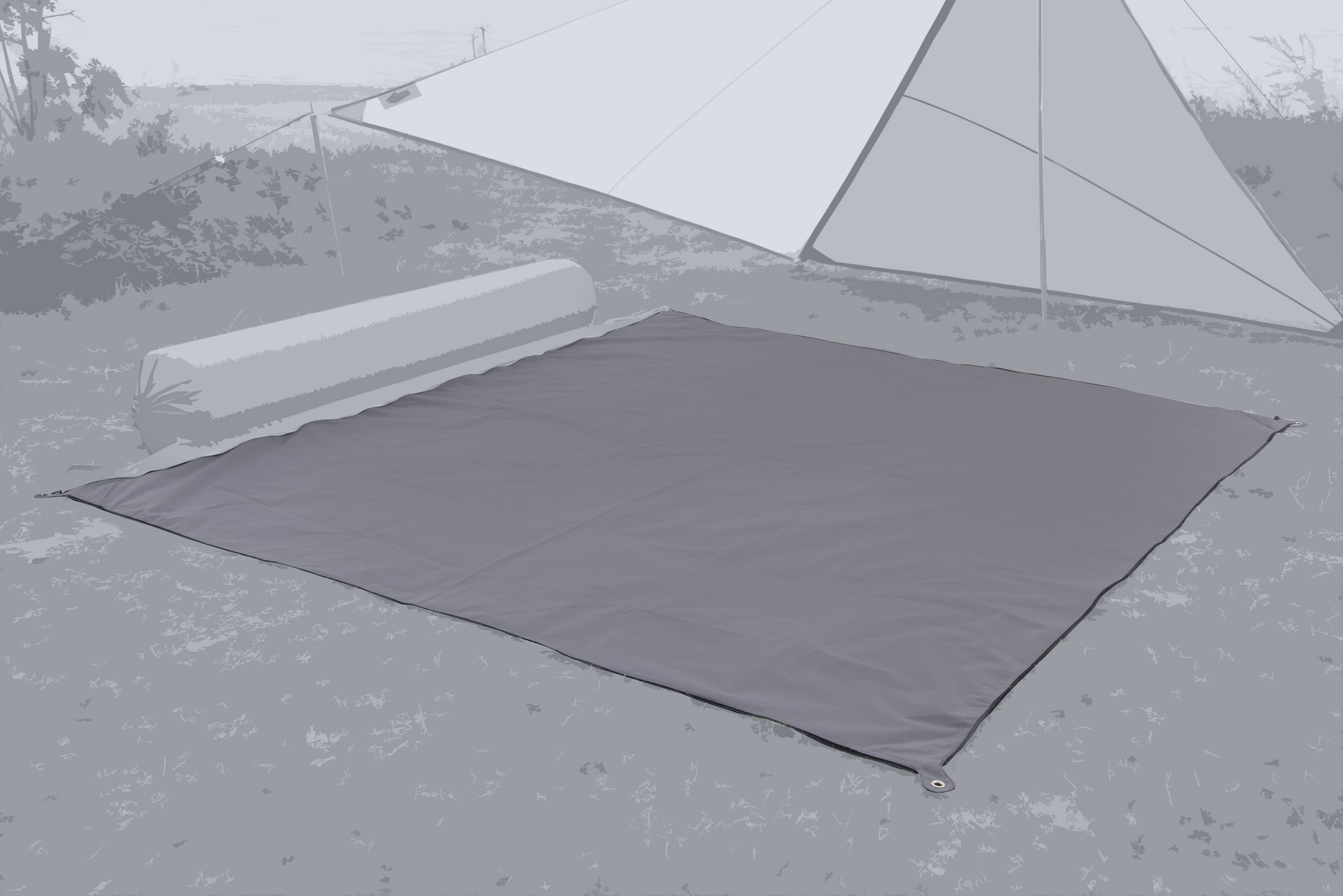 BENT Outdoorteppich »Carpet Plain«, rechteckig, PFC frei