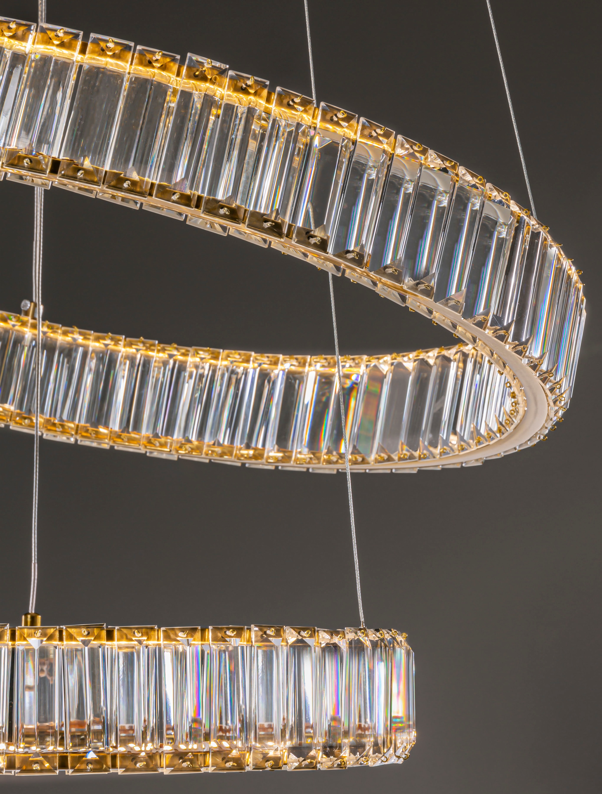 Nova Luce LED-Hängeleuchte »AURELIA«, 2 flammig, Leuchtmittel LED-Modul | LED fest integriert