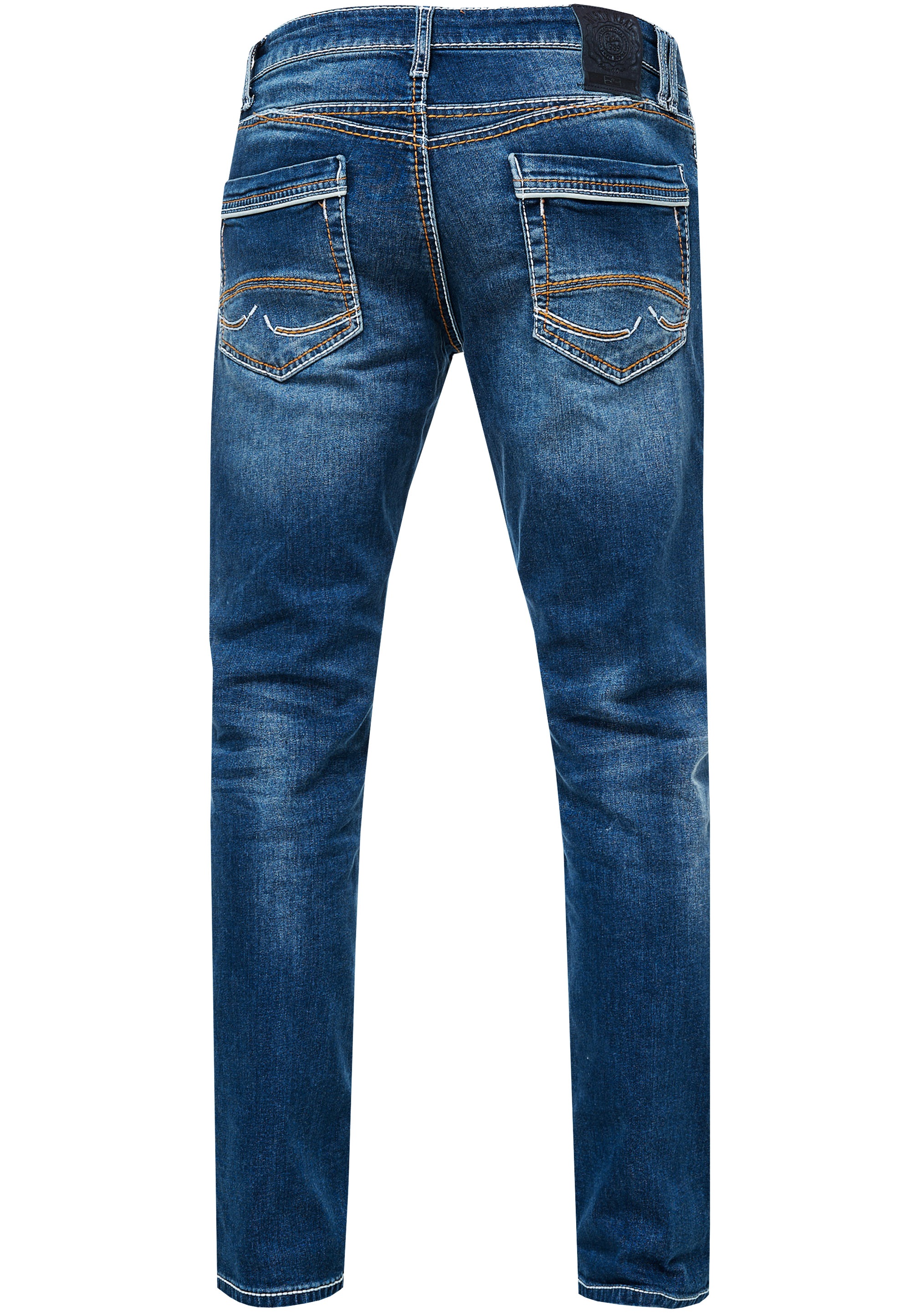 Rusty Neal Straight-Jeans »NEW YORK 49«, mit trendigen Ziernähten