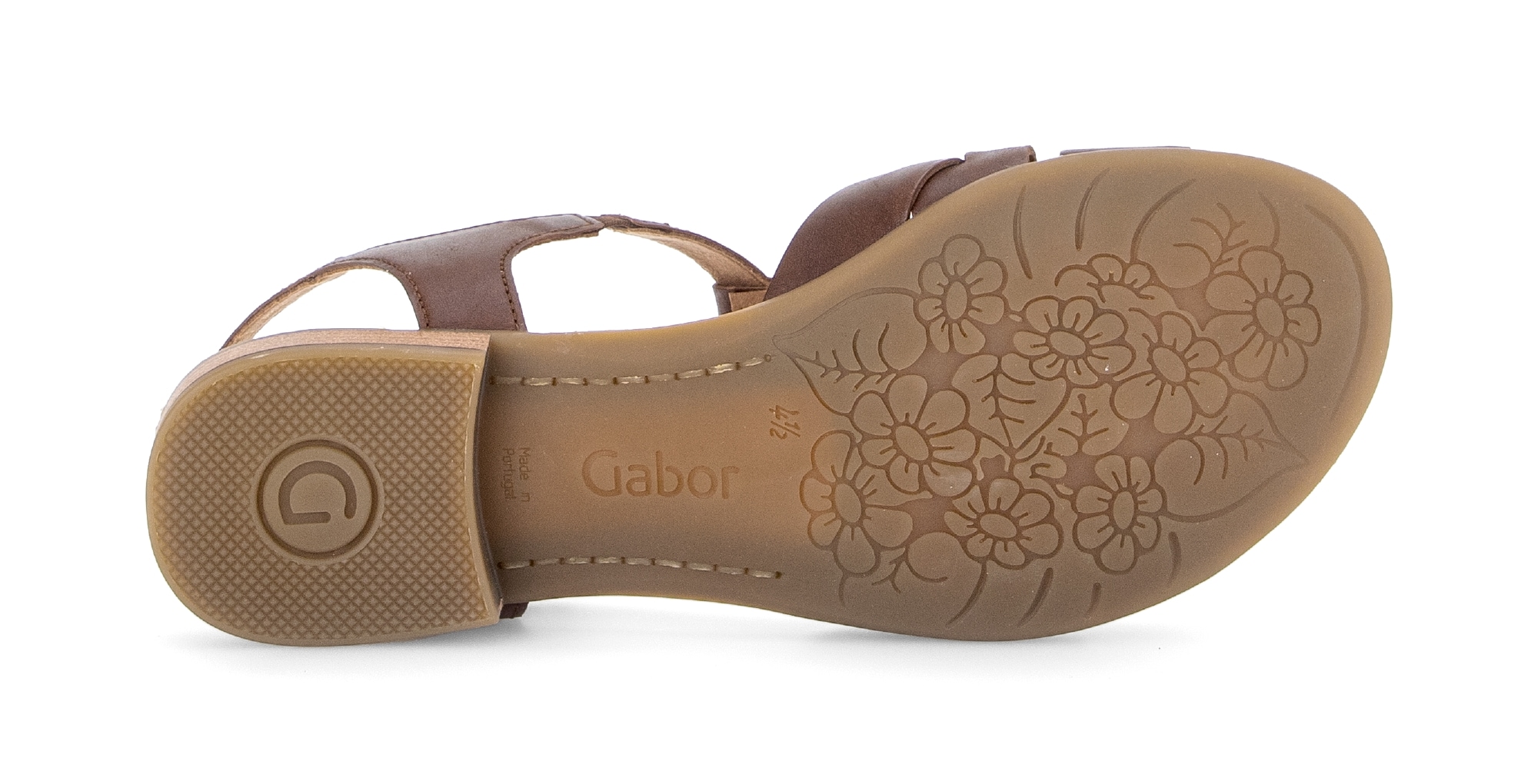 Gabor Riemchensandale »Rhodos«  Blockabsatz, Sandalette mit verstellbarem Riemchen, G-Weite