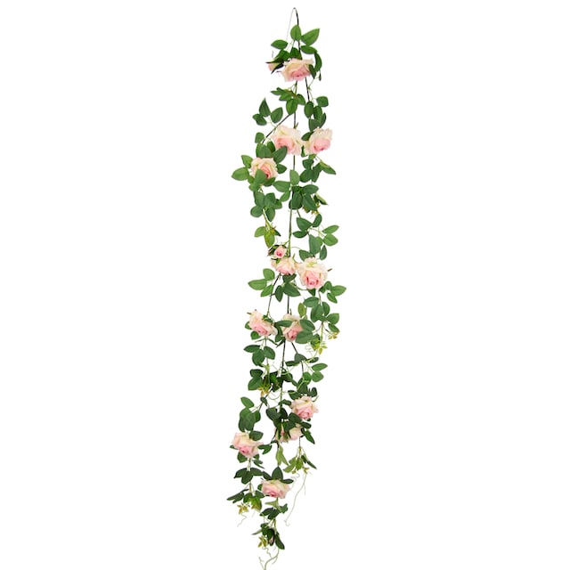 I.GE.A. Kunstblume »Rosenranke«, Künstlich Rosengirlande Kunstblumen  hängend Hochzeit Weihnachten kaufen | BAUR