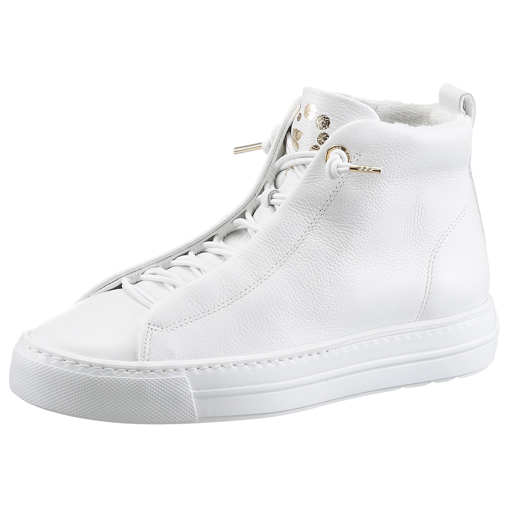 Paul Green Sneaker, High Top Sneaker, Schlupfboots mit goldfarbenen Details