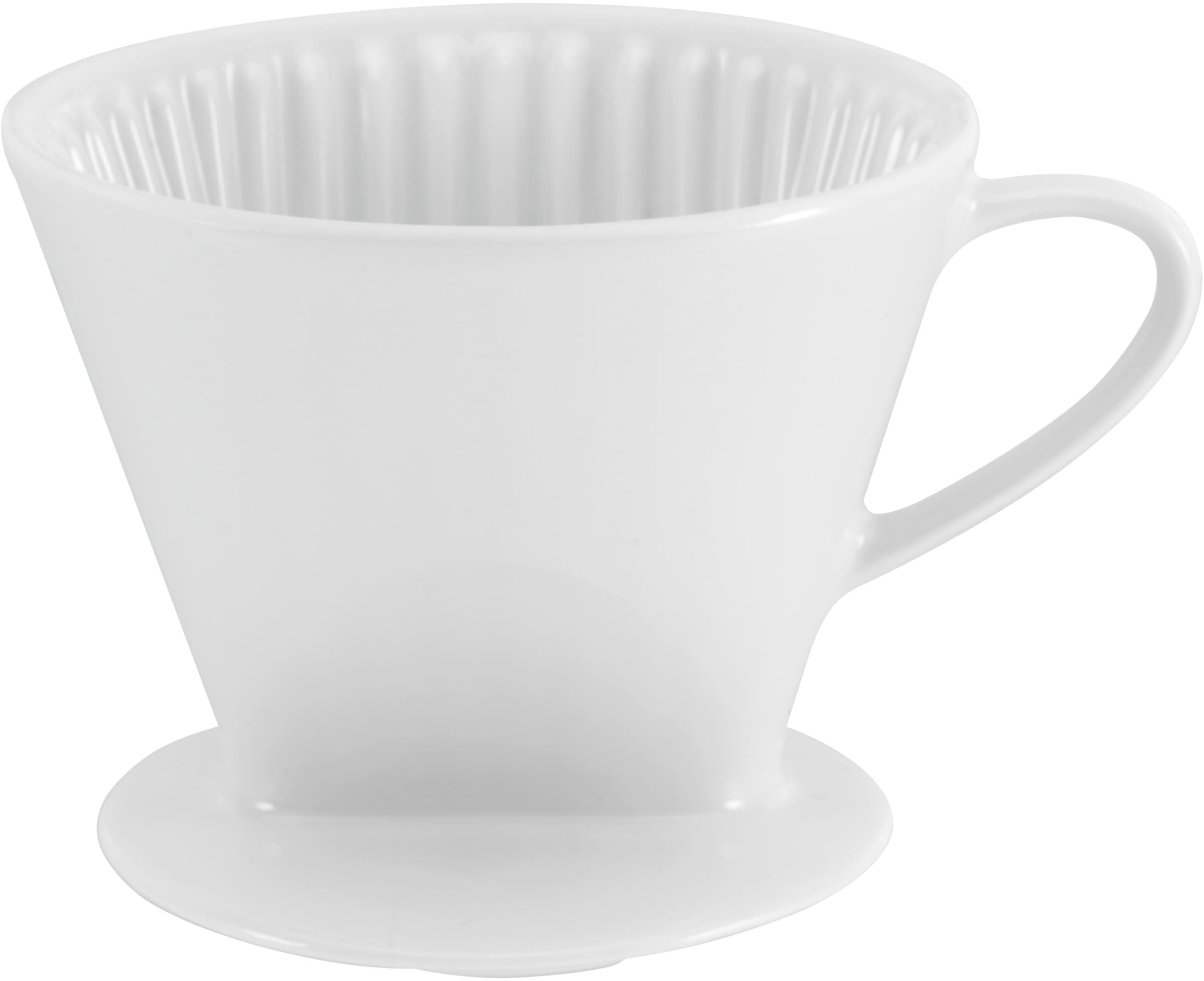 CreaTable Handfilter »Nostalgie Weiss, Kaffeefilter« Robust