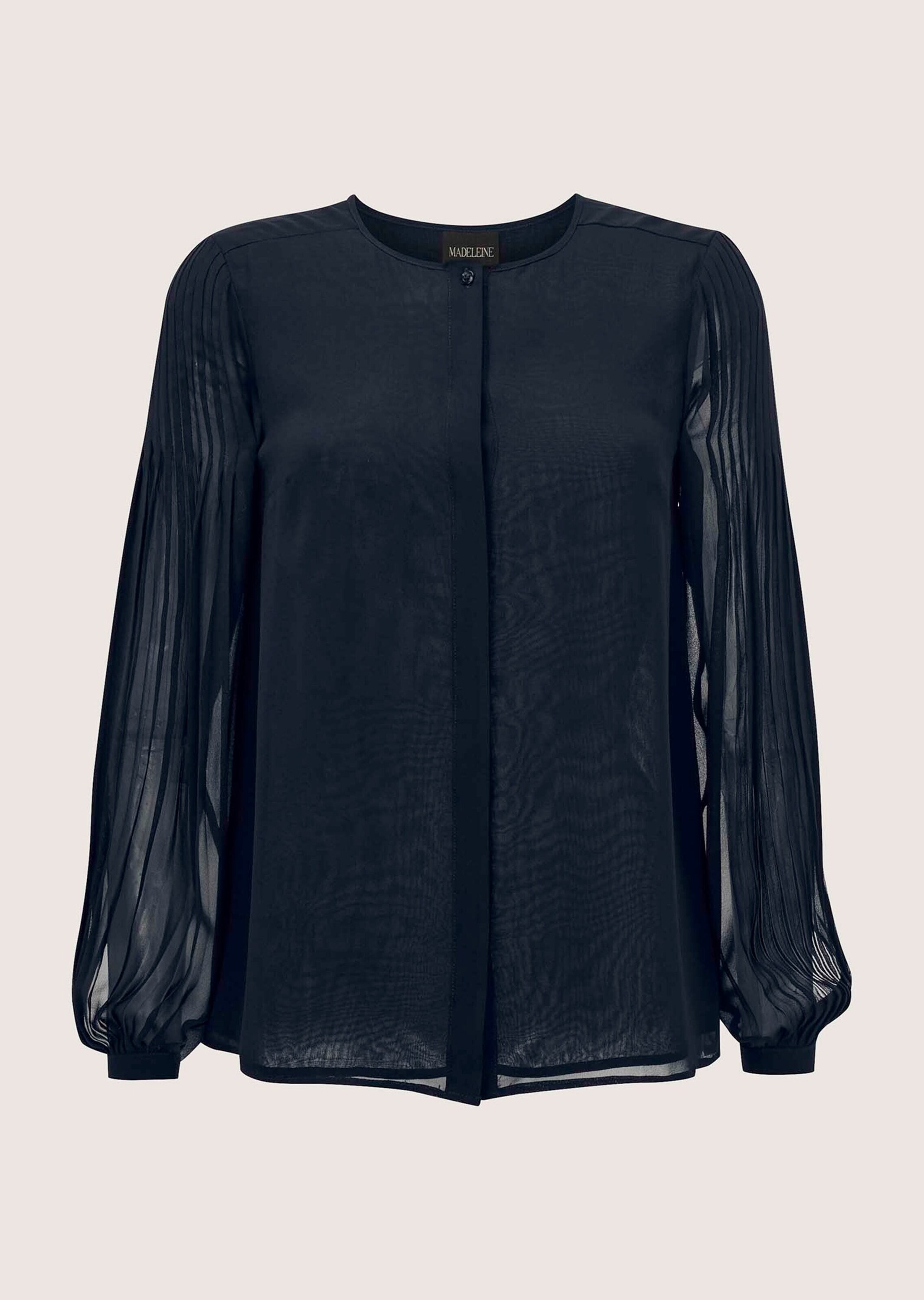 MADELEINE Langarmbluse "Chiffonbluse Elegante Bluse mit plissiertem Rückent günstig online kaufen