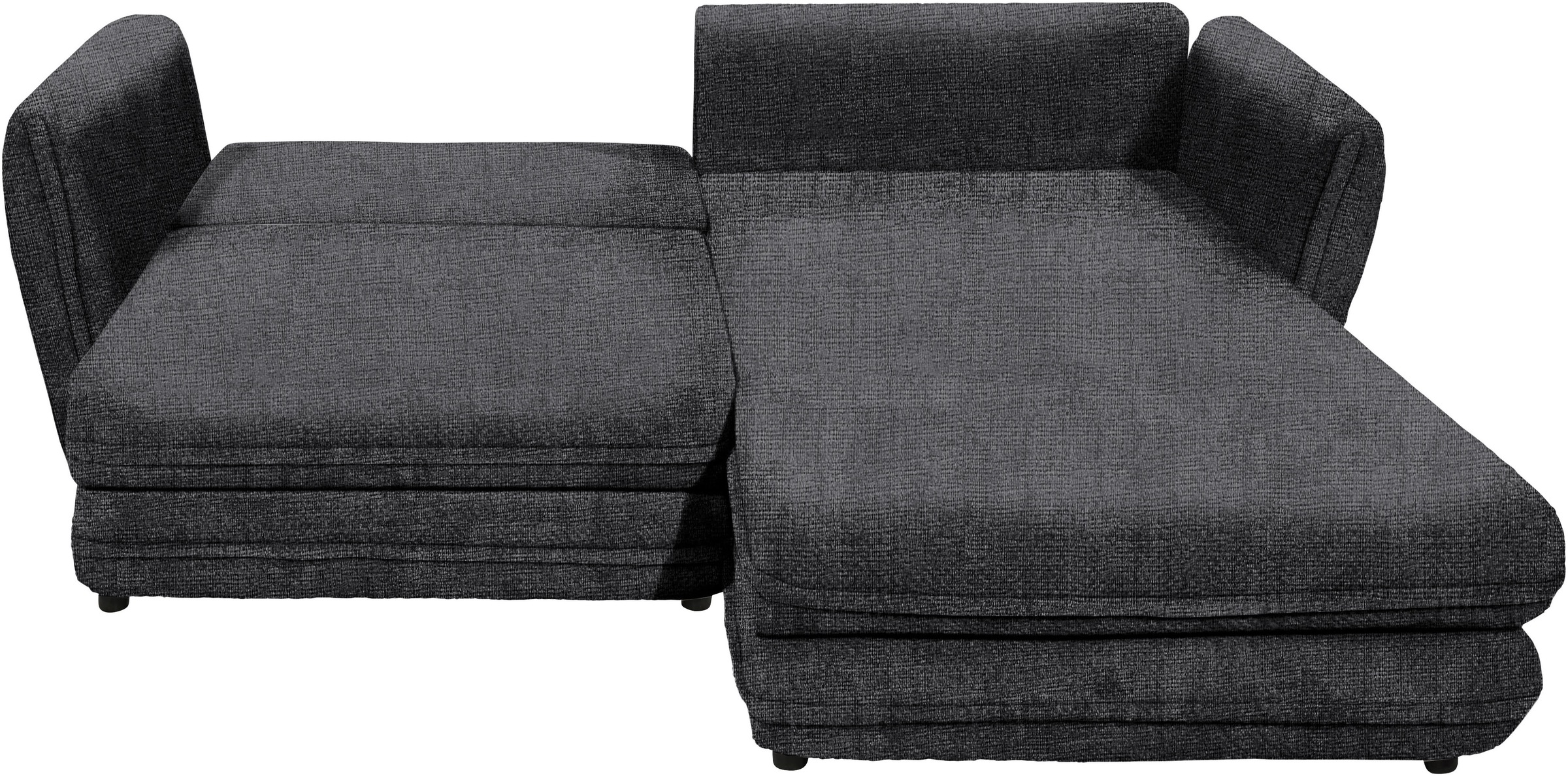 ED EXCITING DESIGN Ecksofa »Stanley L-Form«, mit Bettfunktion, Bettkasten & 2 Zierkissen