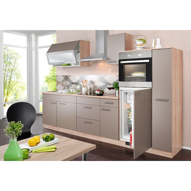 wiho Küchen Küchenzeile »Montana«, mit E-Geräten, Breite 290 cm bestellen |  BAUR