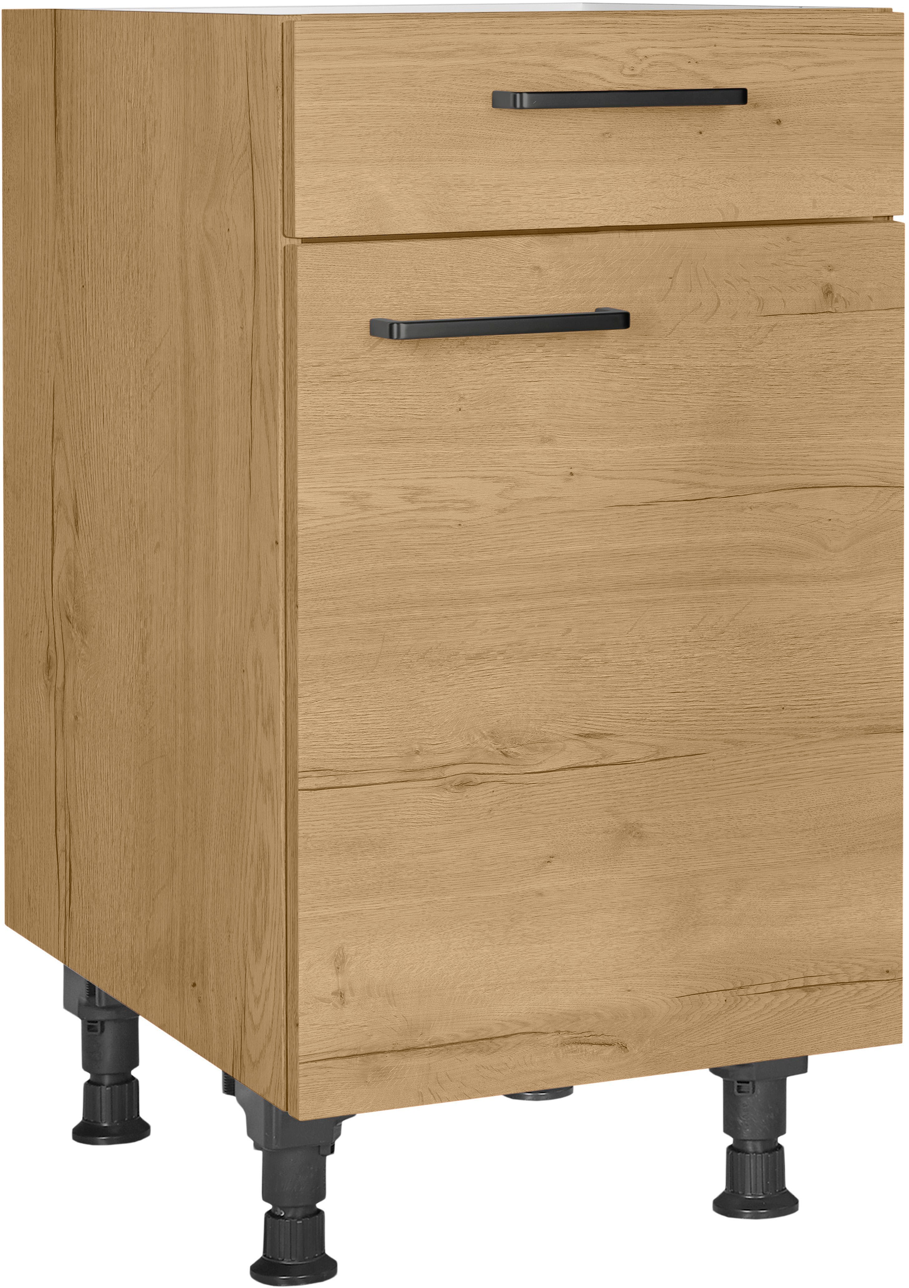 nobilia 1100000002199 ""Structura", Ausrichtung wählbar, vormont., in den Breiten 30, 45 und" 60 cm Breite, mit höhenverstellbaren Sockelfüßen, vormontiert