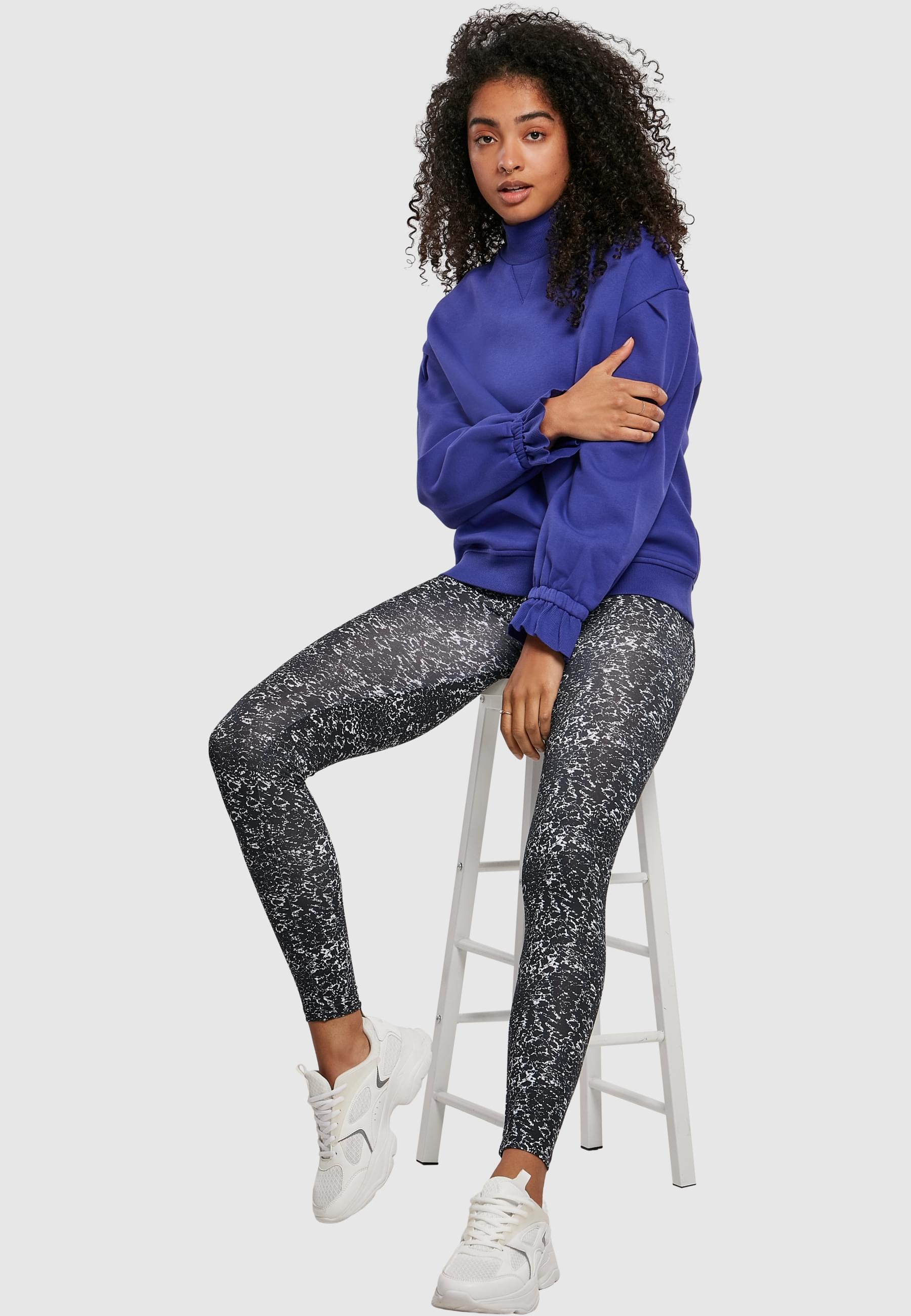 URBAN CLASSICS Sweater »Urban Classics Damen Ladies Turtleneck Crew«, (1 tlg.)