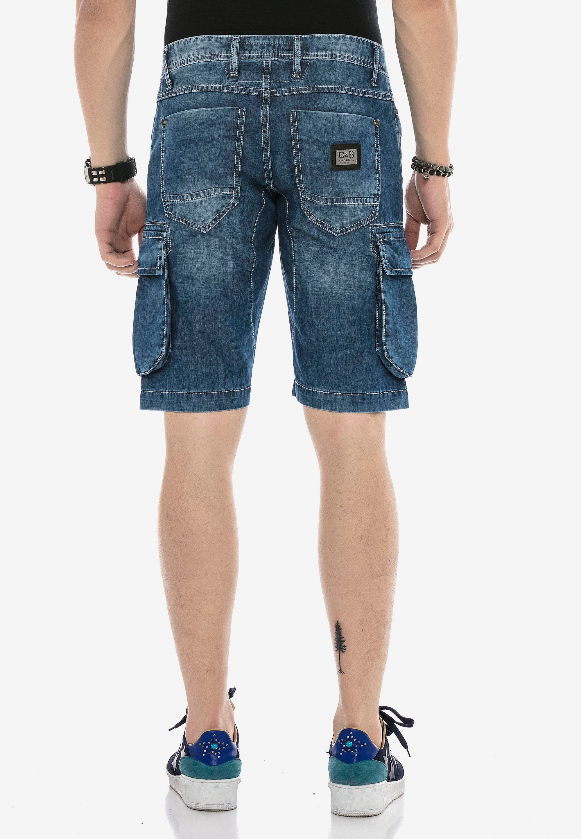 Cipo & Baxx Shorts, mit Cargotaschen