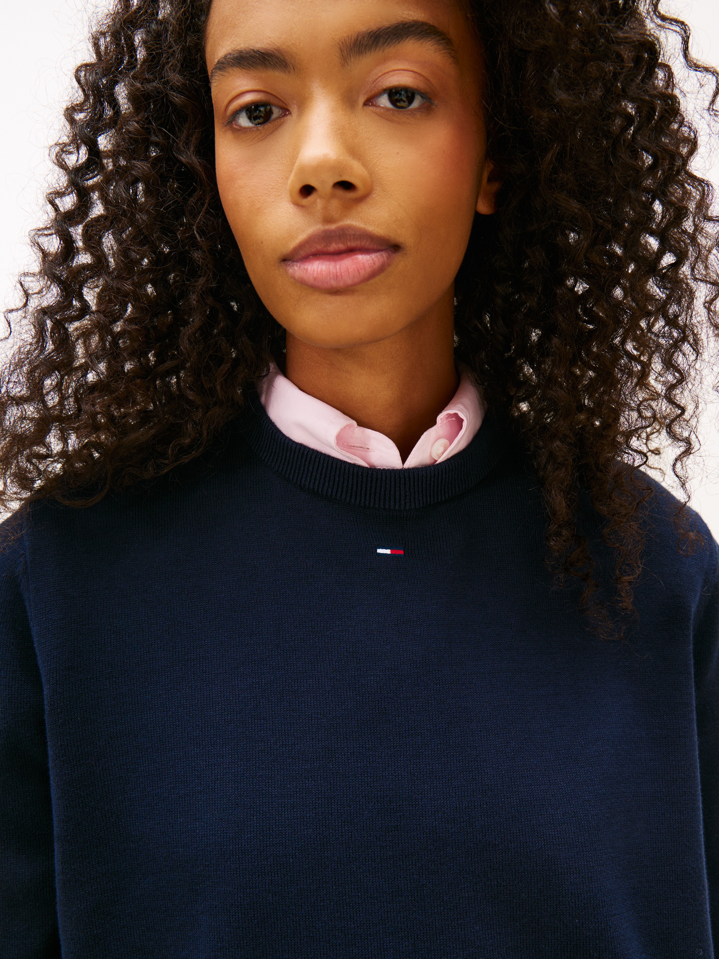 Tommy Jeans Strickpullover "TJW ESSENTIAL CREW SWEATER EXT" günstig online kaufen