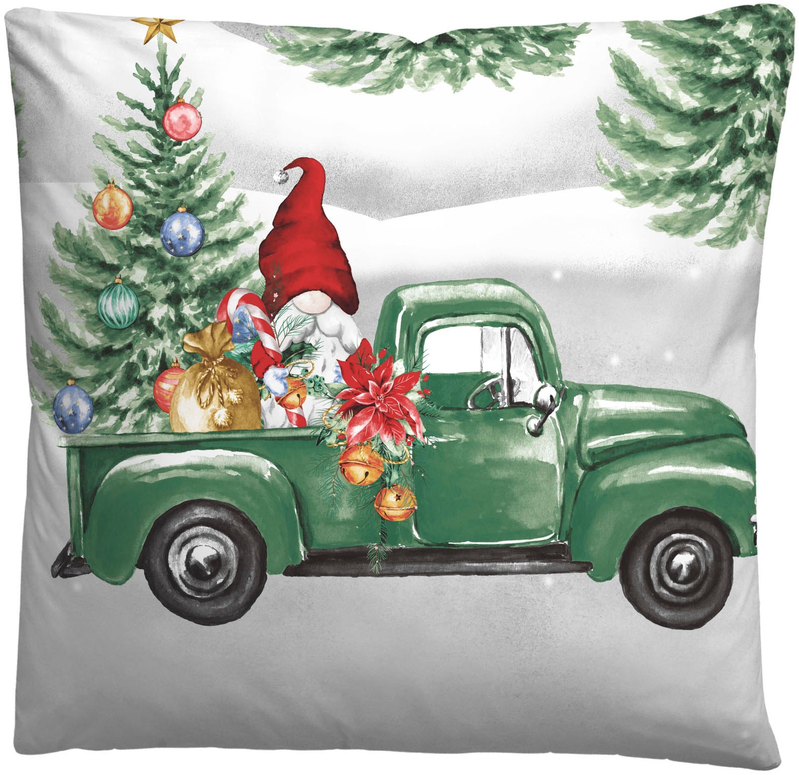 Biberna Bettwäsche »0004102« 2 Stk. tlg. wohlig warm + weich, pflegeleicht, 100% Baumwolle, Reißverschluss