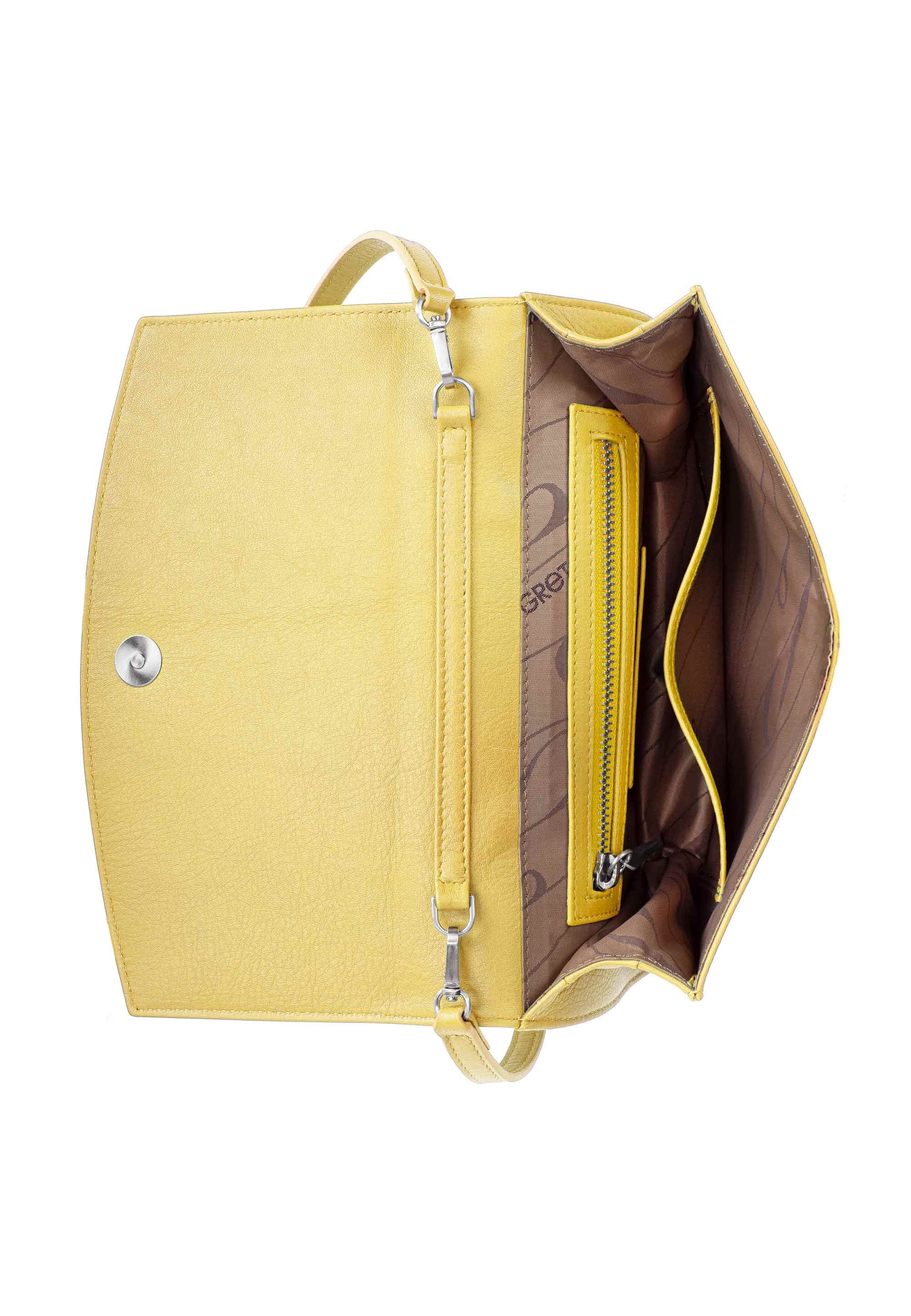 GRETCHEN Schultertasche »Oyster Clutch Three«, aus italienischem Kalbsleder