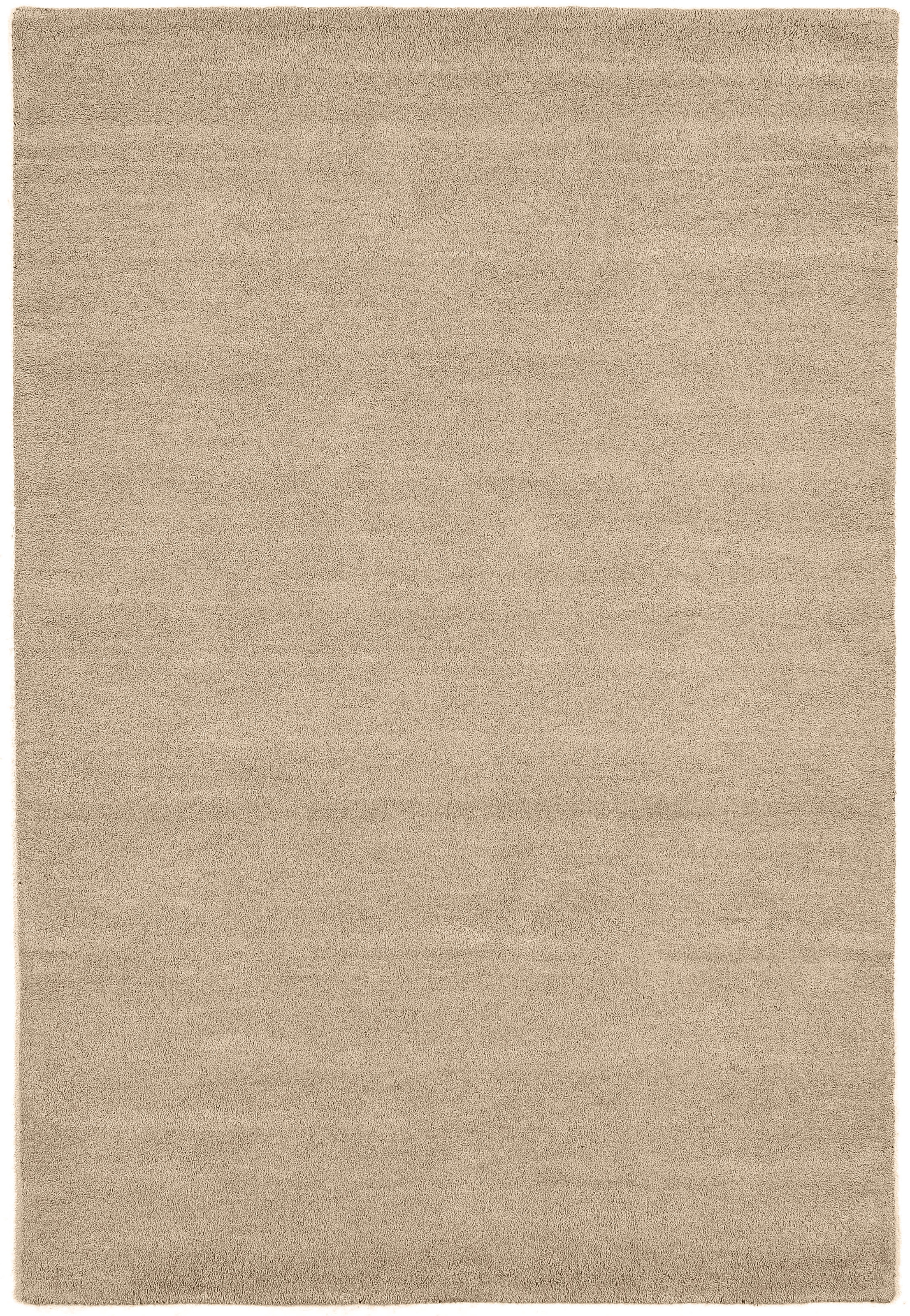 THEKO Wollteppich "Gabbeh Uni, Handgefertigt, Teppich, meliert, reine Wolle günstig online kaufen