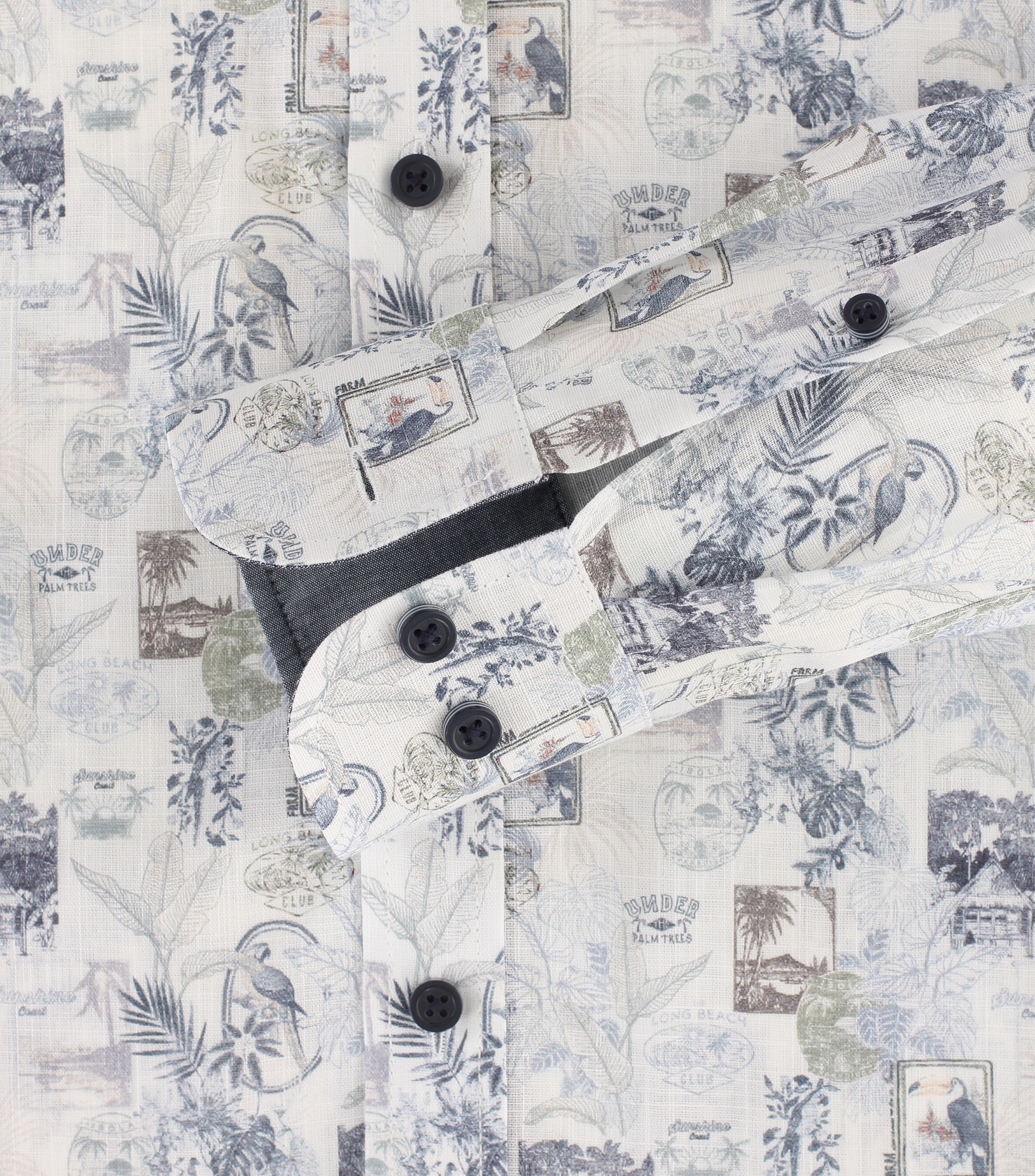 CASAMODA Langarmhemd »CASAMODA Freizeithemd Print«