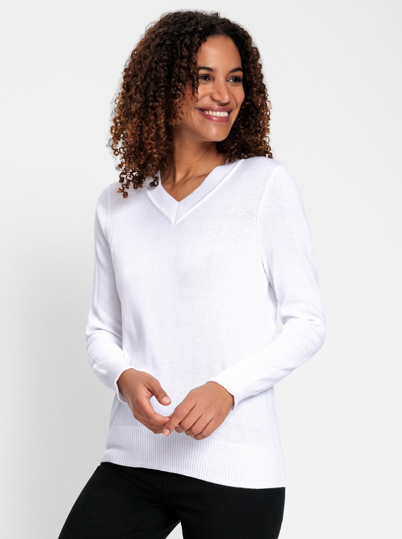 Casual Looks V-Ausschnitt-Pullover "V-Ausschnitt-Pullover"