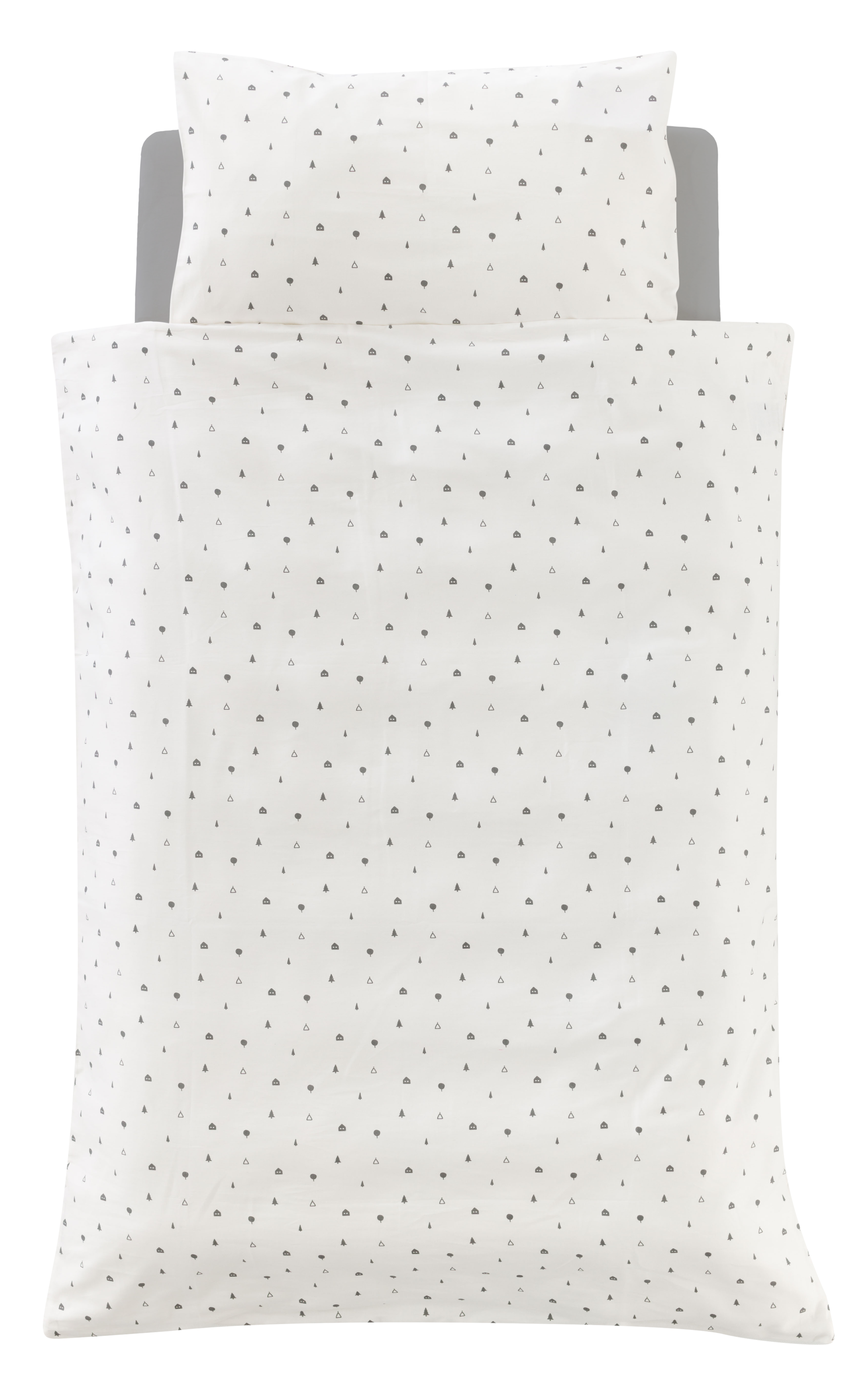 Träumeland Babybettwäsche "Zuhause" 2 Stk. tlg. mit Allover-Print günstig online kaufen