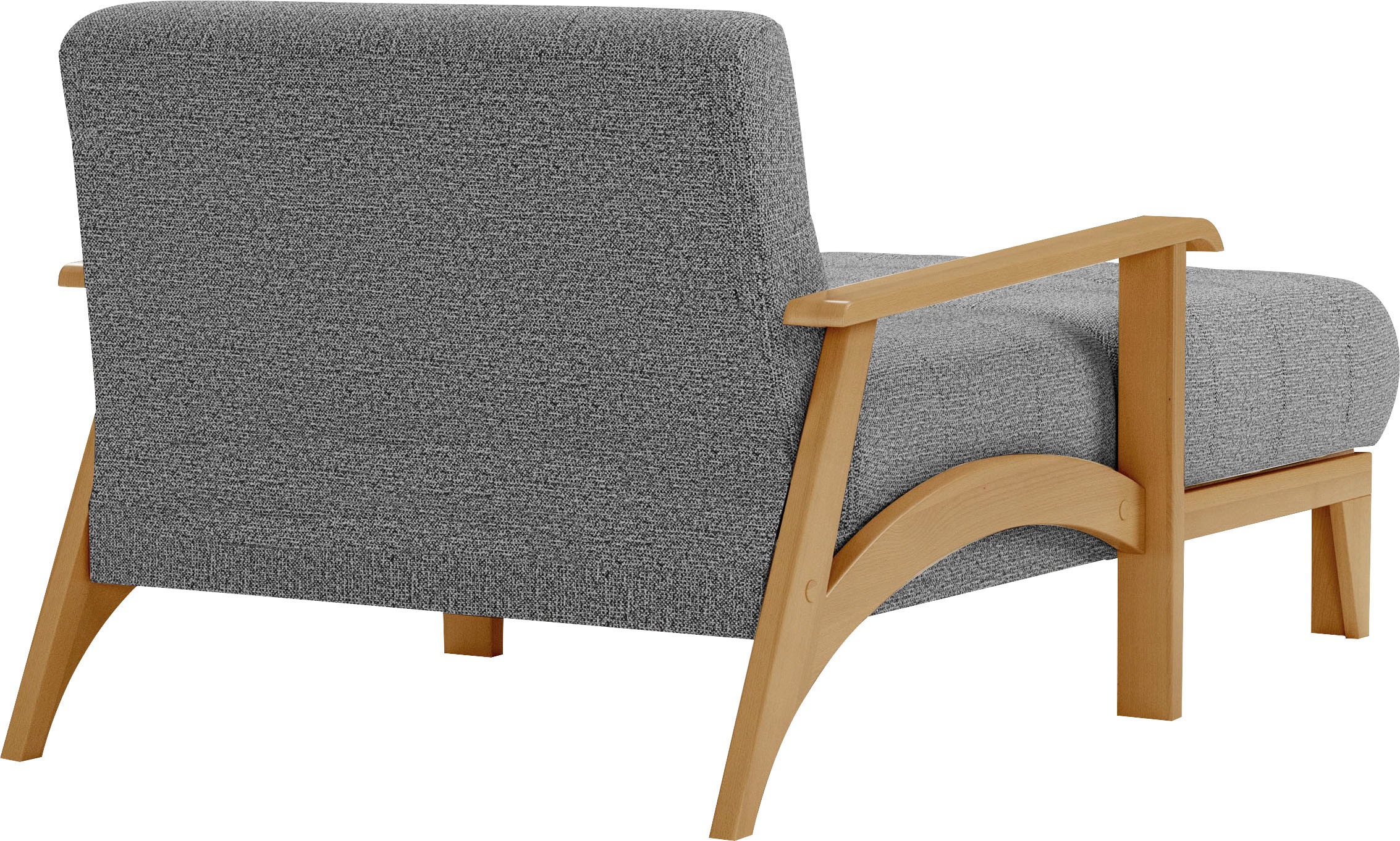 sit&more Recamiere »Billund«, Armlehnen aus eichefarbigem Buchenholz, verschiedene Bezüge und Farben