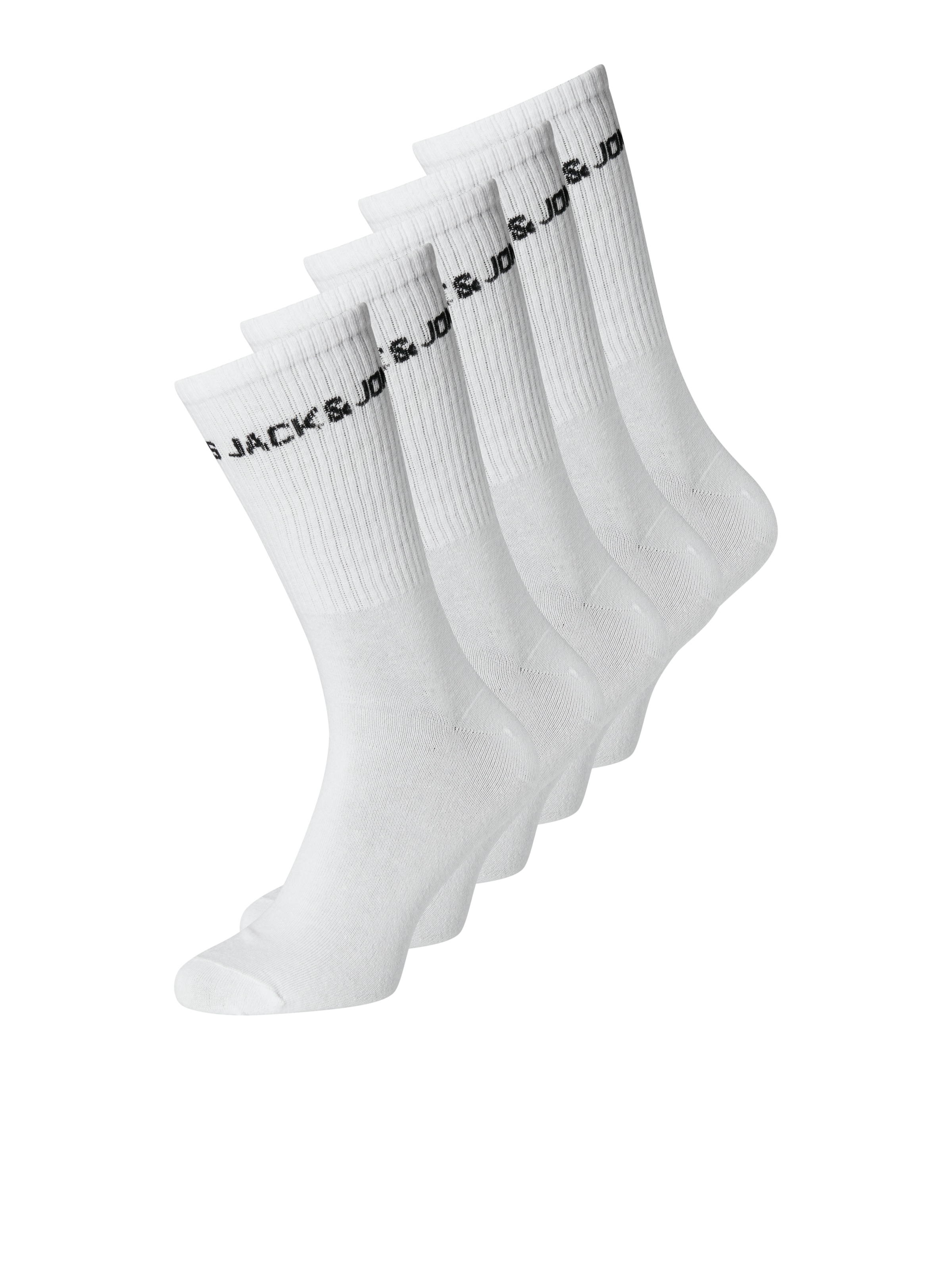 Jack & Jones PlusSize Tennissocken "JACBASIC LOGO TENNIS SOCK 5 PAC PLS NOO günstig online kaufen