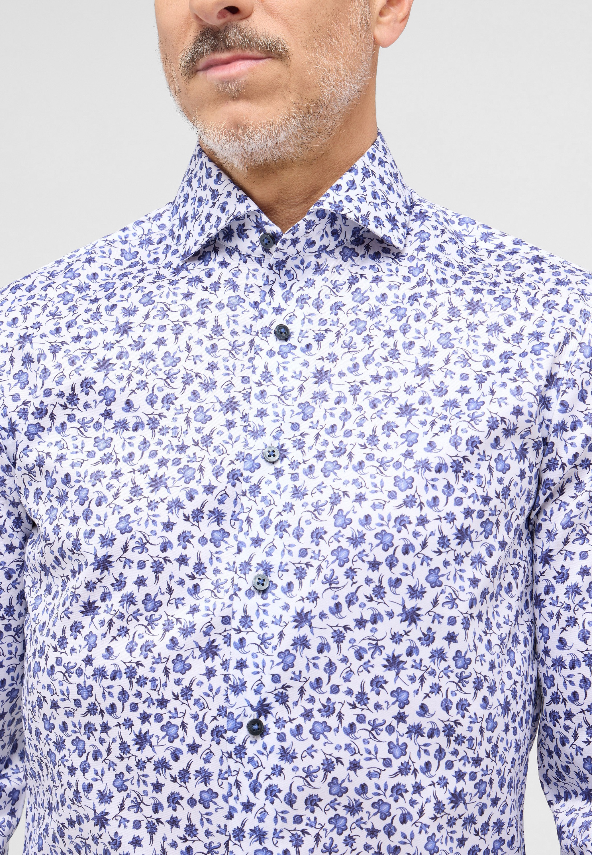 Thumbnail - Eterna Langarmhemd "SLIM FIT", NON IRON (bügelfrei)