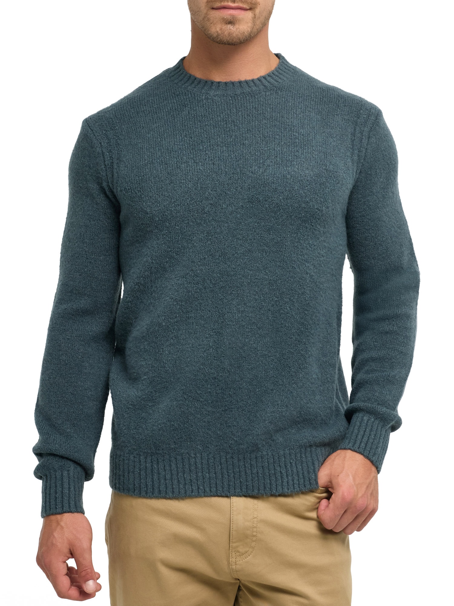 Indicode Rundhalspullover »INVestdale o-neck« Materialmix, regular fit