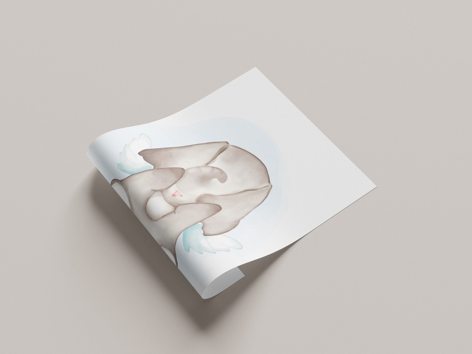 Lüttenhütt Poster "Elefant mit Flügeln", (1 St.), HD Premium Druck günstig online kaufen