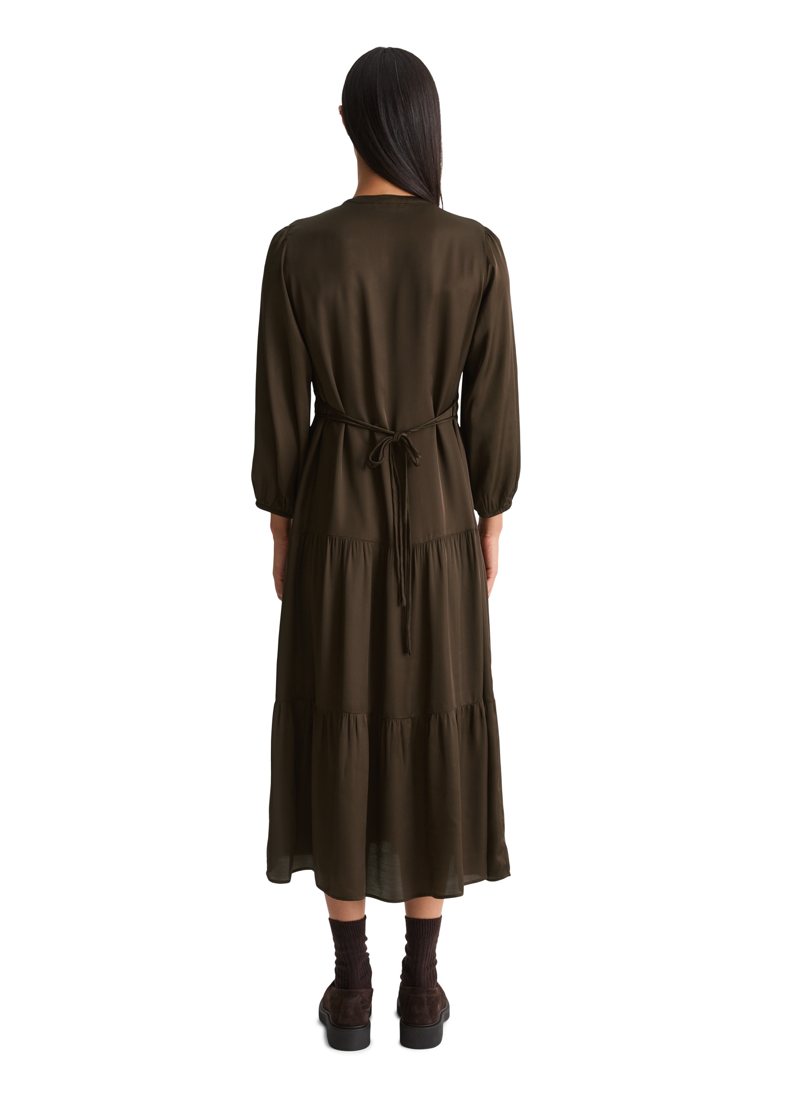 Marc O'Polo Midikleid »aus fließendem Viskose-Satin«