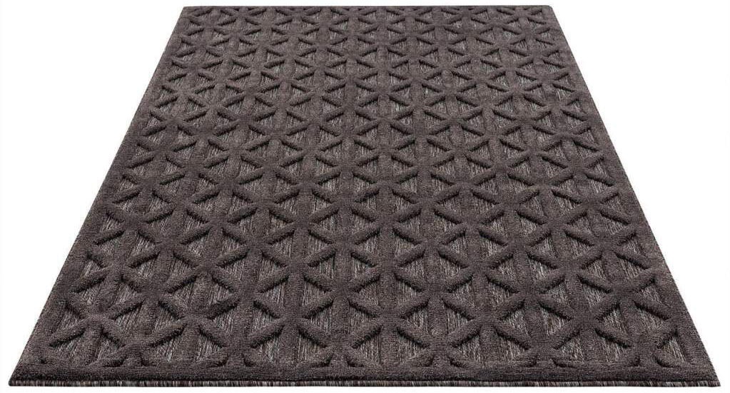Carpet City Teppich »In-& Outdoorteppich Santorini 58500, 3D-Effekt, Raute-Optik«, rechteckig, 5 mm Höhe, Wetterfest & UV-beständig für Terrasse, Balkon, Küche, Flur