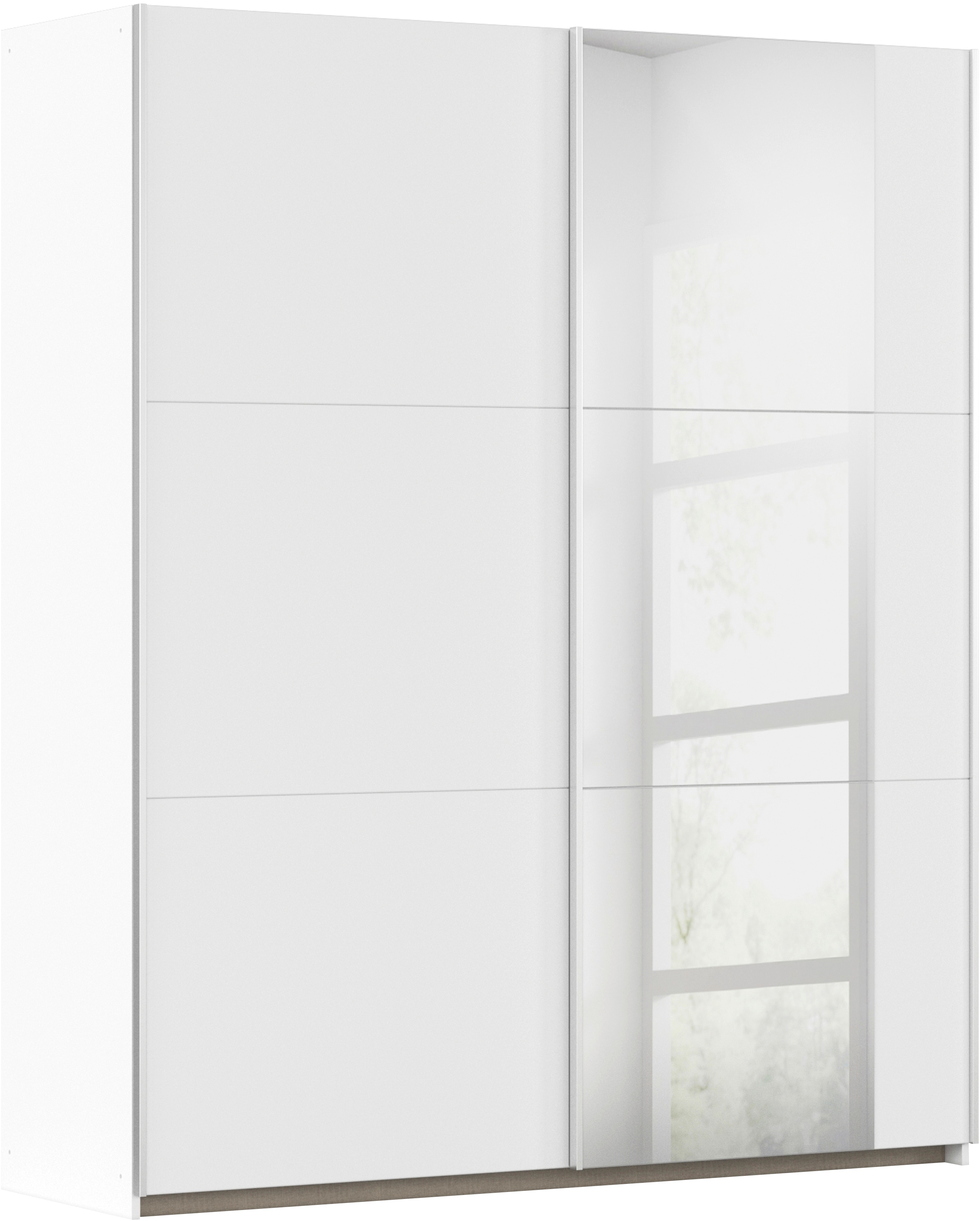 rauch Schwebetürenschrank "Kleiderschrank Schrank Garderobe AURELIO" 3 Ausstattungen BASIC/CLASSIC/PREMIUM (inkl. SOFT-CLOSE-FUNKTION), zeitloses Design, viele Farben, Breiten 175/218/261 cm MADE IN GERMANY