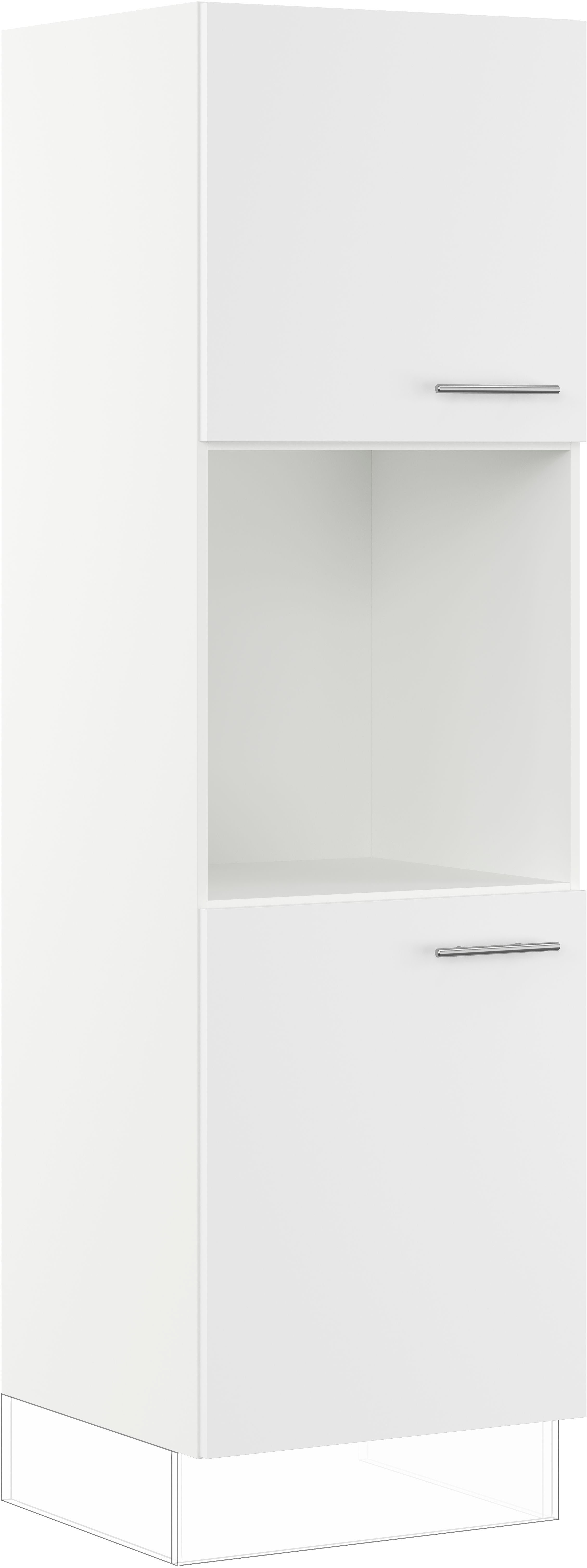 IMPULS KÜCHEN Backofenumbauschrank ""Valencia & Tirana", Breite/Höhe: 60/190,7 cm" vormontiert, mit zwei zusätzlichen Türen