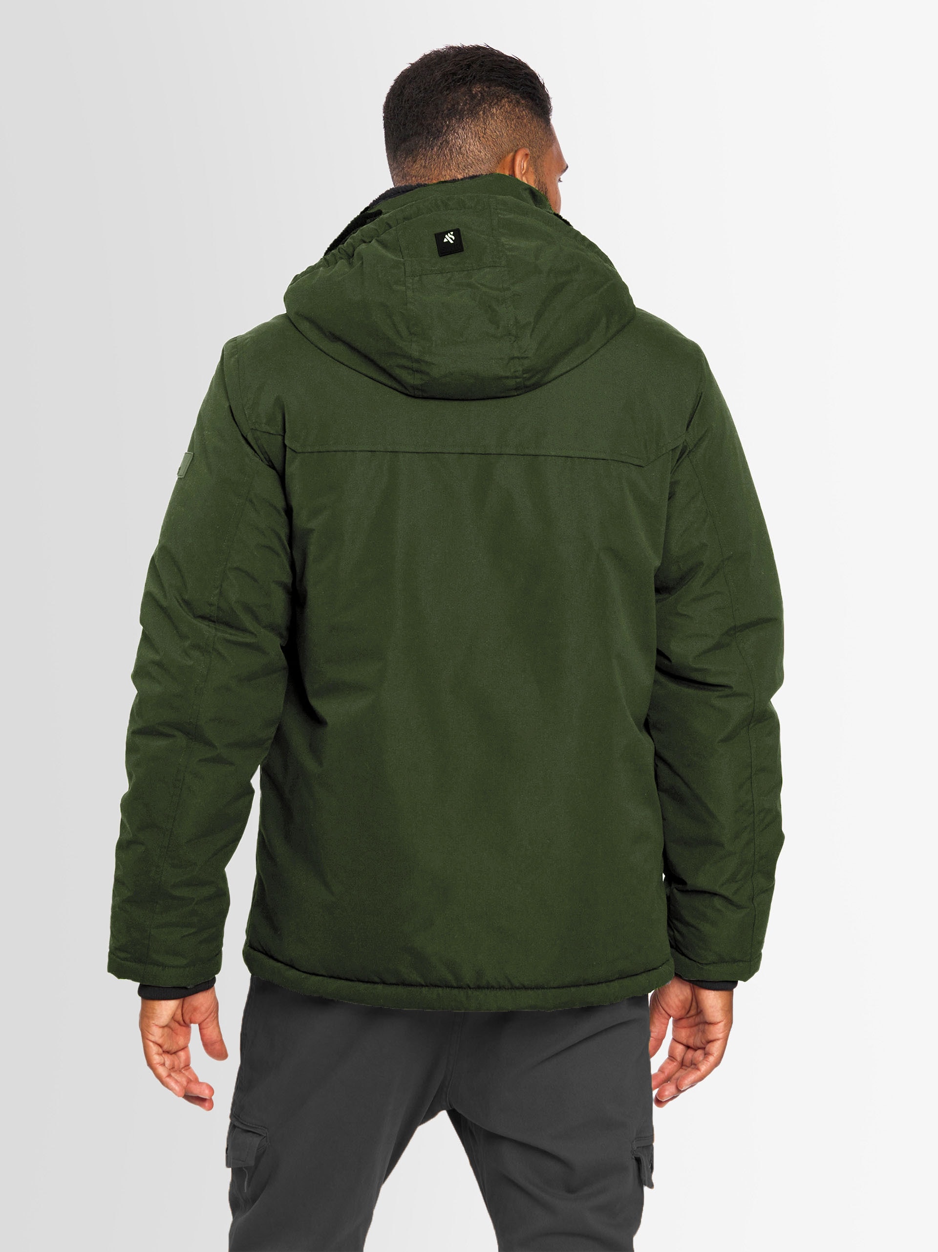 Alessandro Salvarini Winterjacke »ASMori«, mit warmem Teddyfell