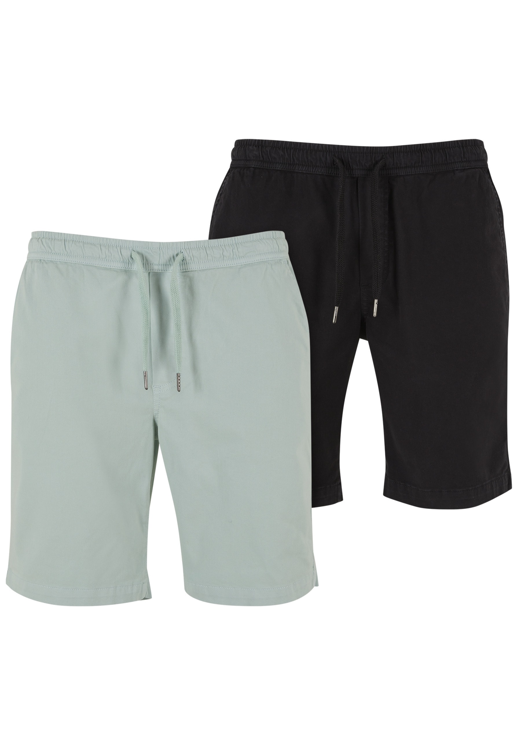 URBAN CLASSICS Shorts "Urban Classics Stretch Twill Joggshorts 2-Pack" günstig online kaufen