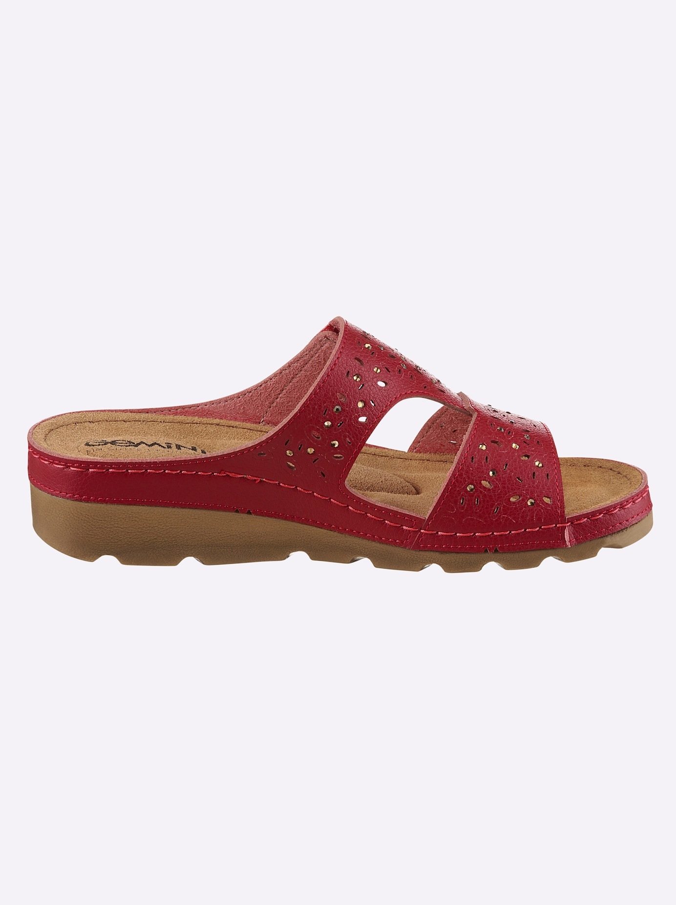 Gemini Damen Pantolette Bordeaux 41 3