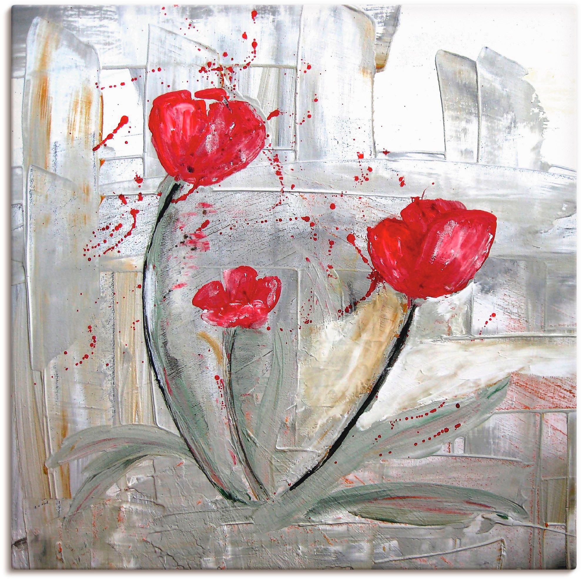 Artland Leinwandbild "Familie" Muster 1 Stk. tlg. auf Keilrahmen gespannt günstig online kaufen