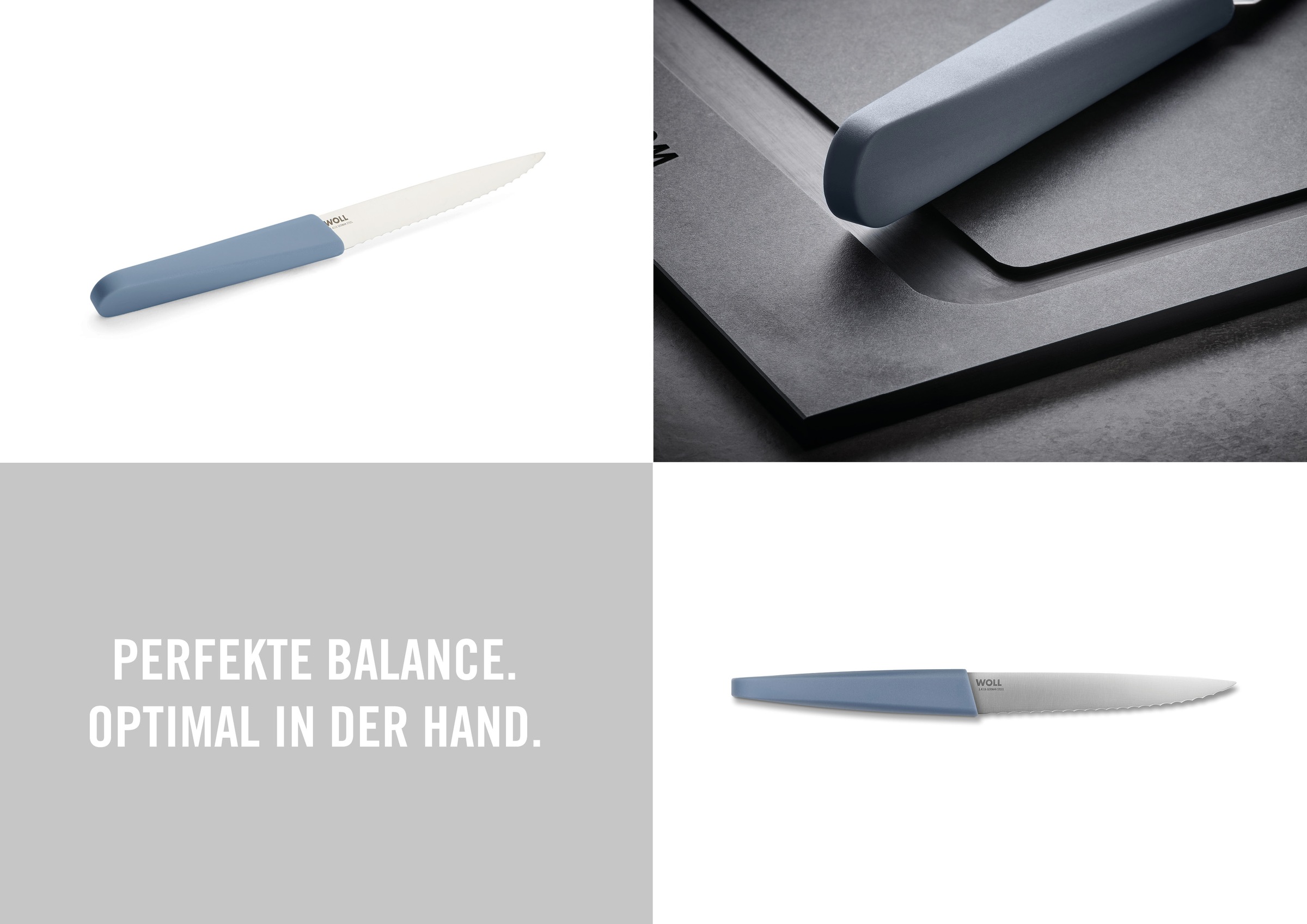 WOLL Steakmesser "Cutting Edge" aus deutschem Edelstahl gemäß DIN 1.4116 günstig online kaufen