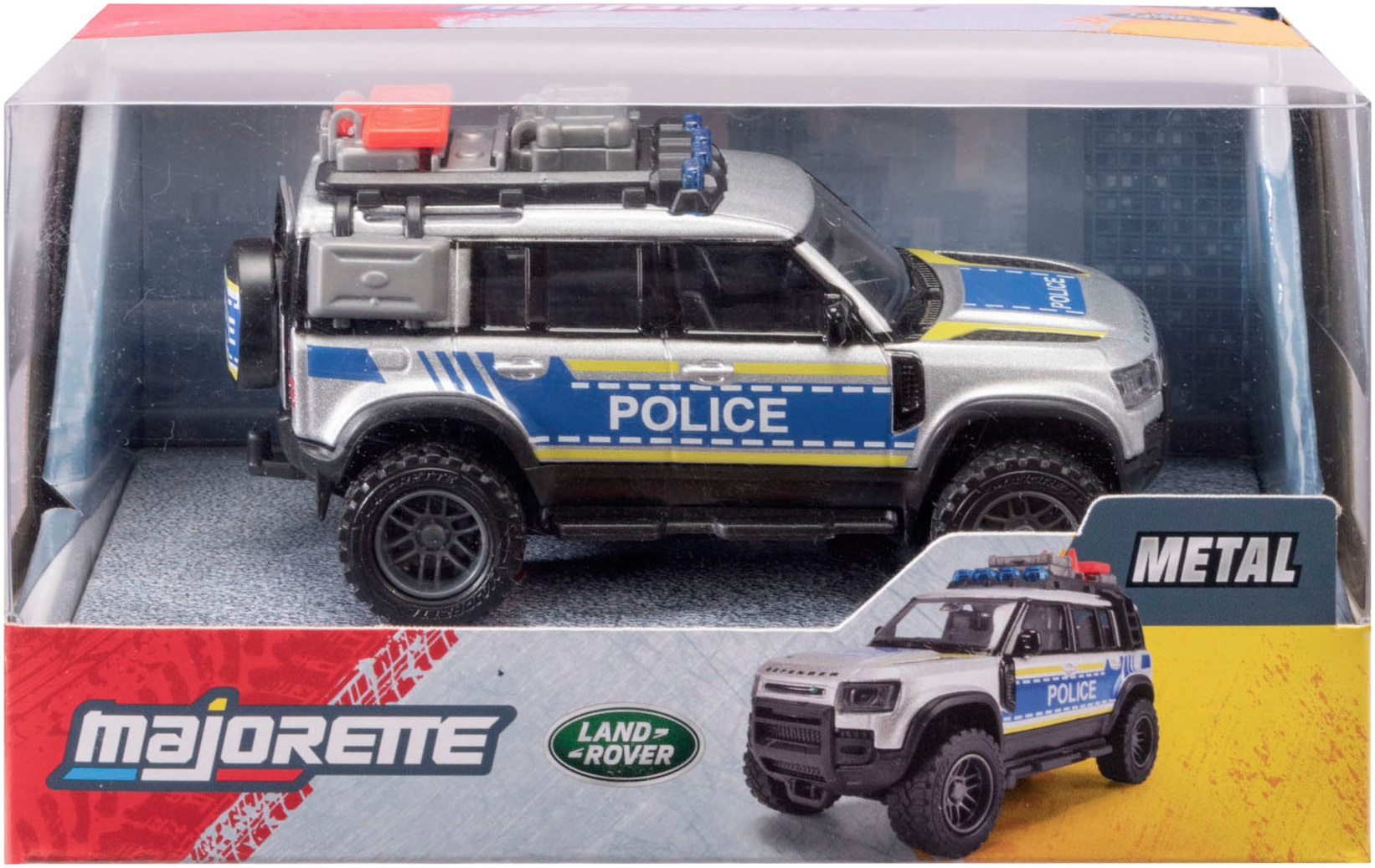 majORETTE Spielzeug-Auto »Land Rover Defender 90 Police«