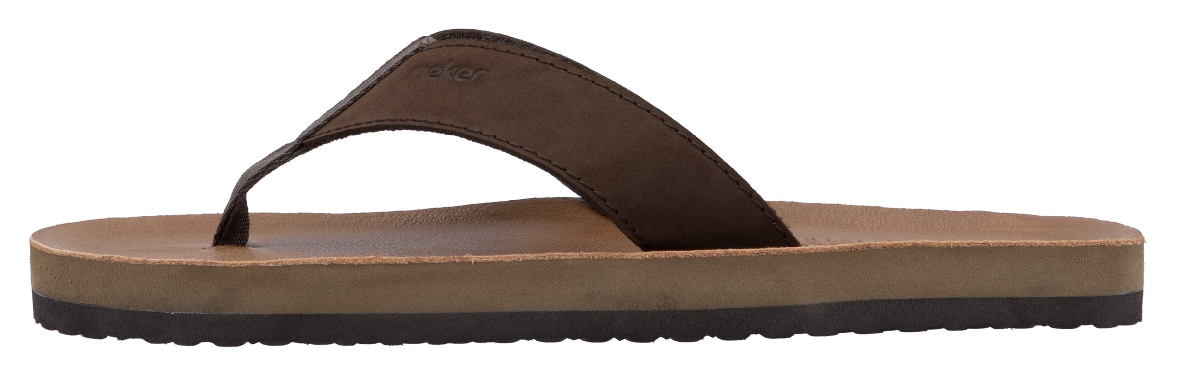 Rieker Zehentrenner, Sommerschuh, Strandschuh, Badeschuh, Poolslide mit Zehensteg