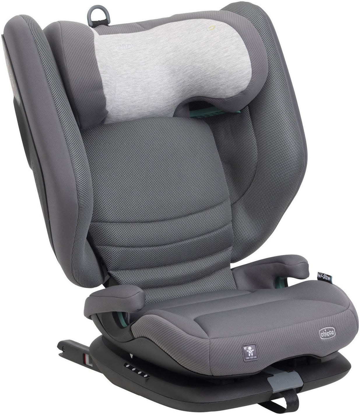 CHICCO Baby Autokindersitz "Fold & Go I-Size"glam grau, Materialmix, Kindersitze