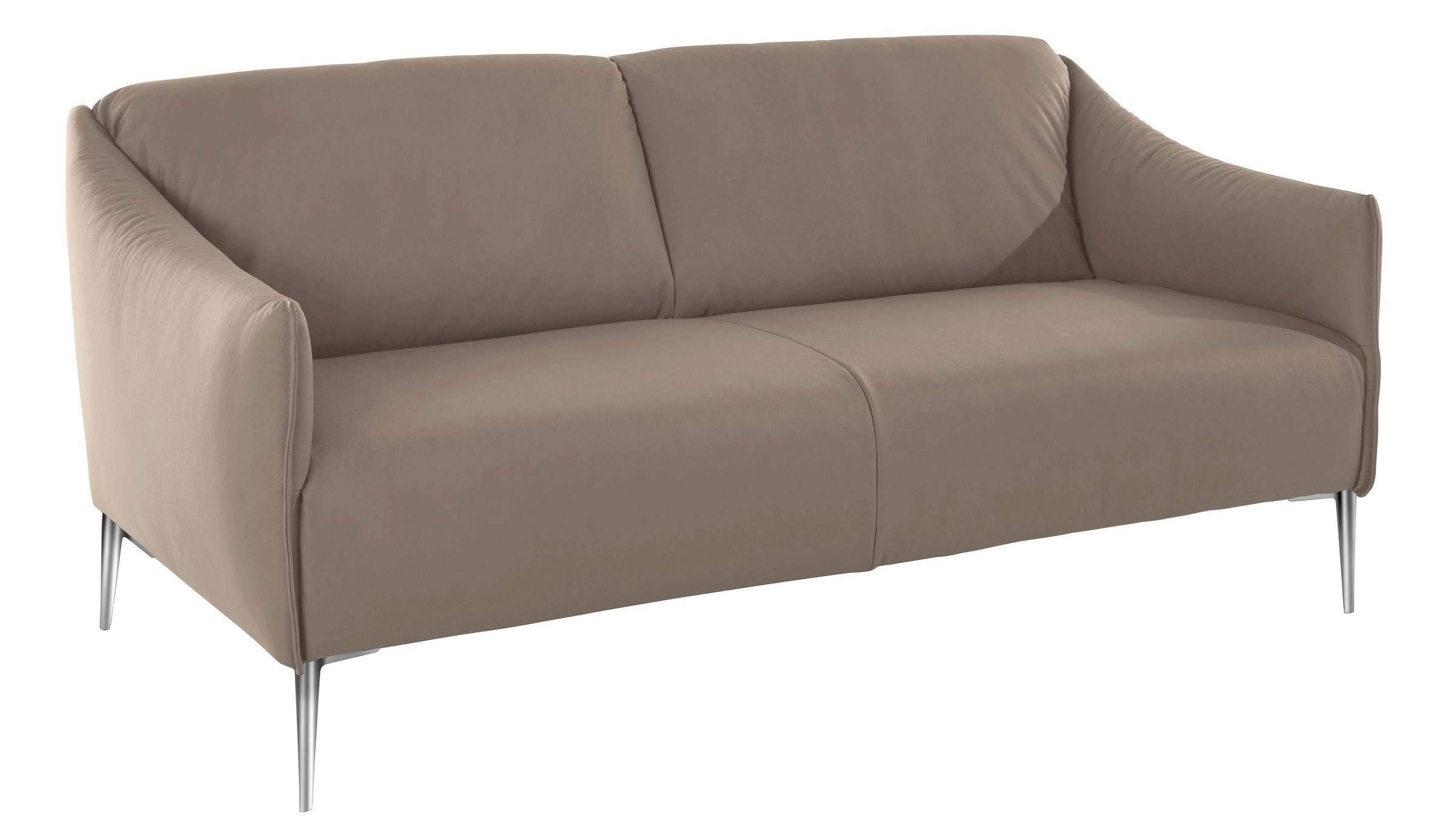 W.SCHILLIG 2,5-Sitzer »sally«, mit Metallfüßen in Chrom glänzend, Breite 174 cm