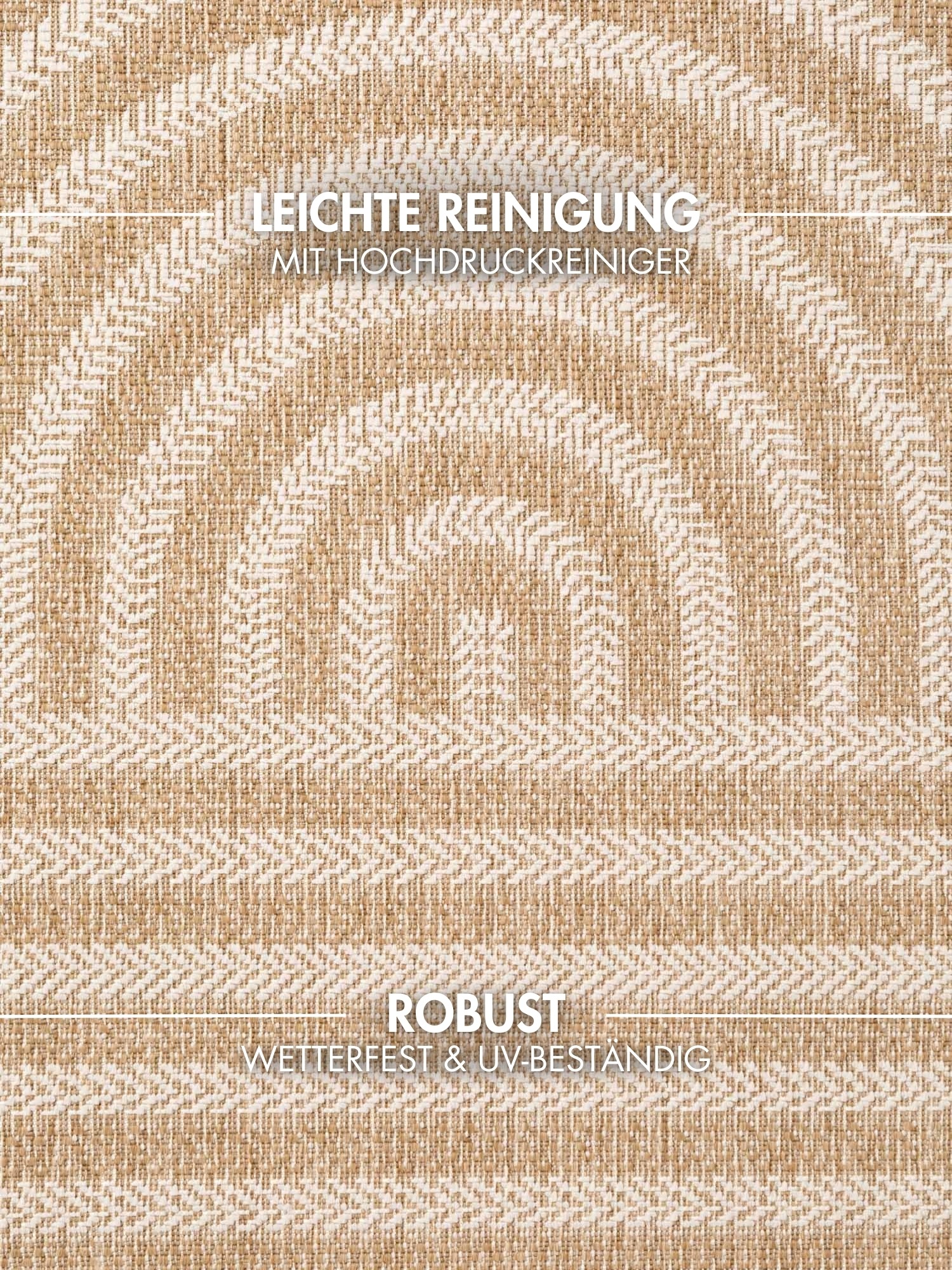 Ted Baker Teppich »Woodfield« oval 8 mm Höhe Designteppich, Wetterfest, Pflegeleicht, Modern, Wohnzimmer, Terrasse