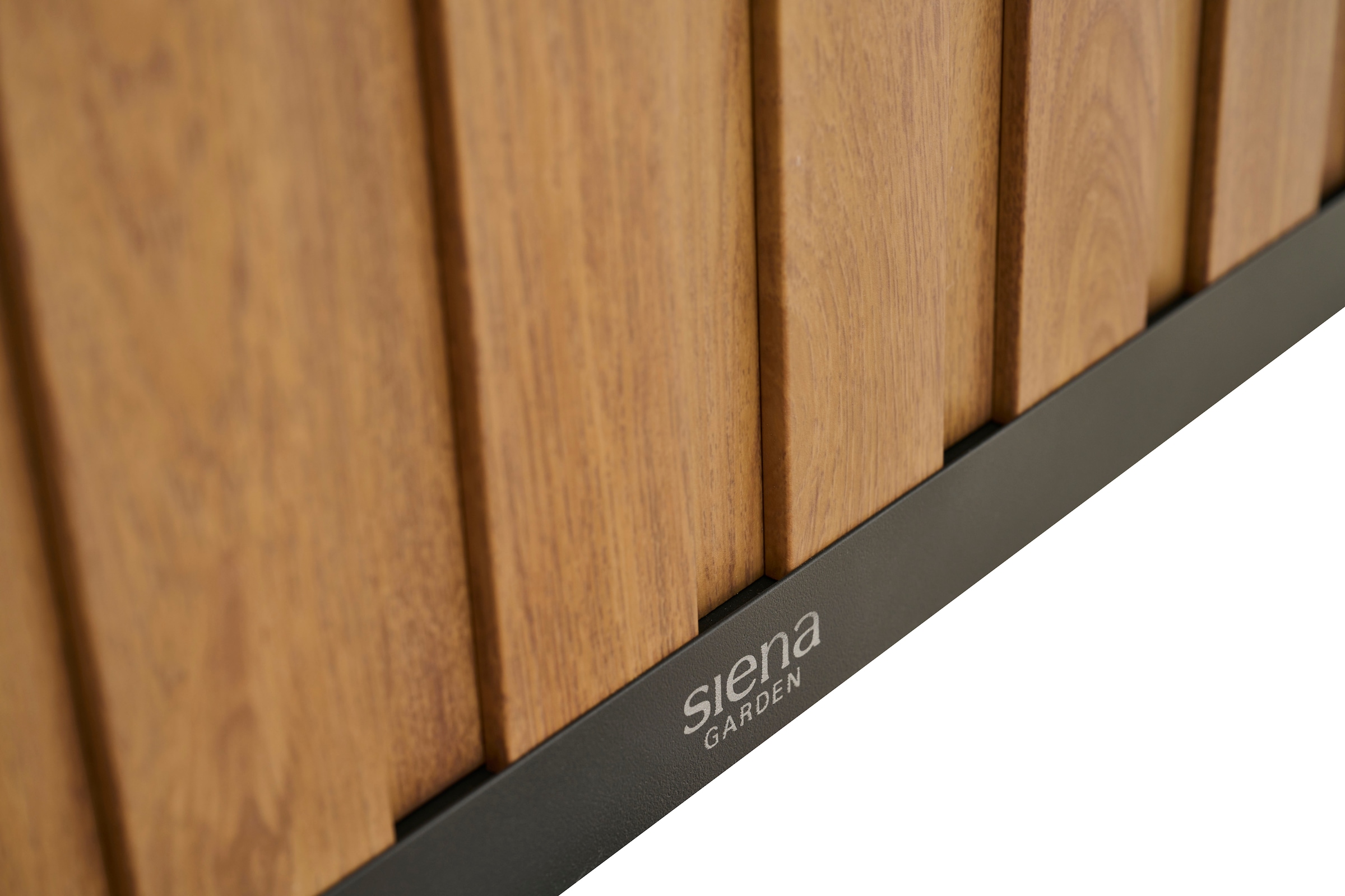 Siena Garden Kissenbox Gestell aus Aluminium, 159x79x83cm woodlook